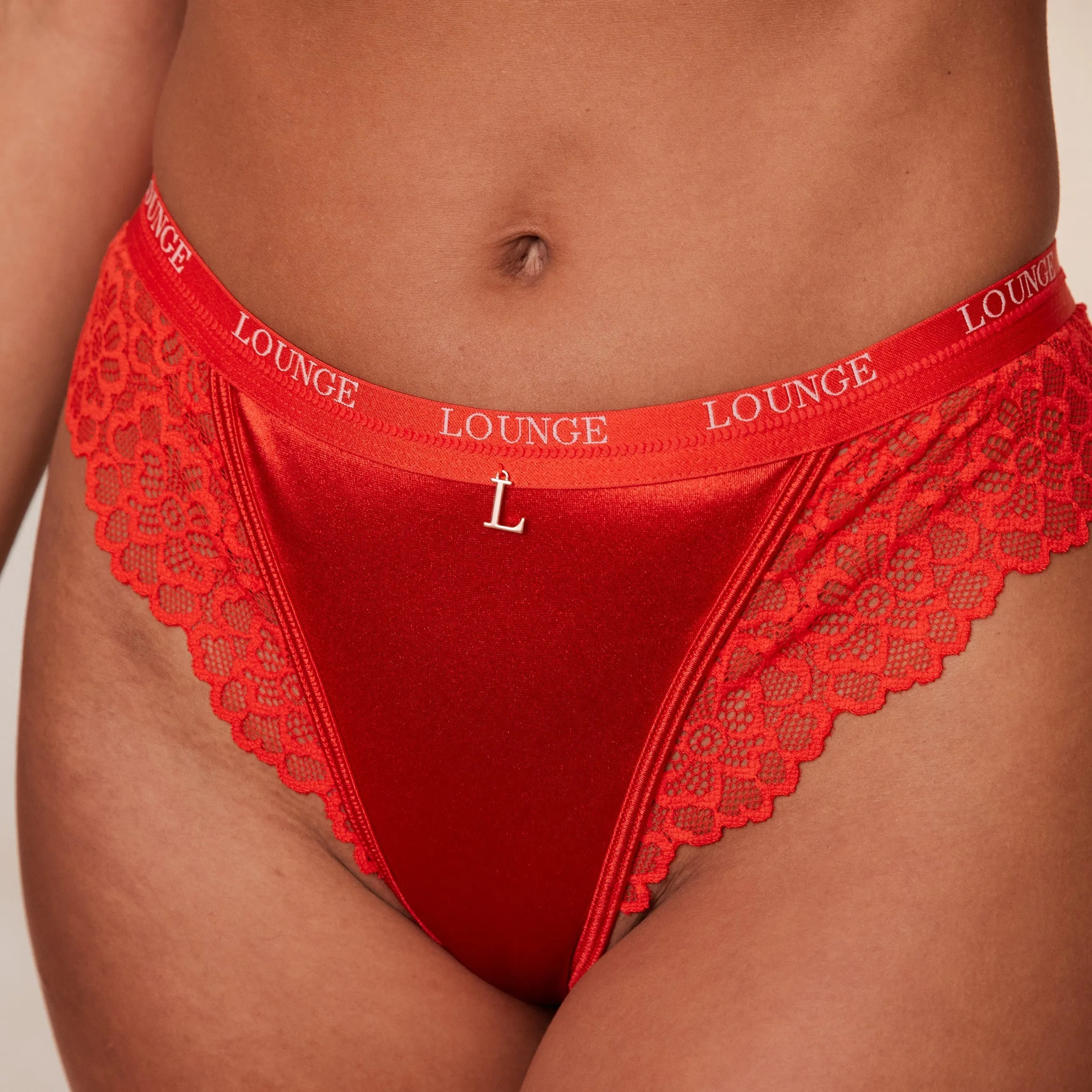 Silk Thong (Set) - Red sold by Lounge Underwear product image thumbnail 3