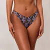 Reversible Bikini Briefs - Brown/Floral sold by Lounge Underwear