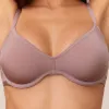Barely There Plunge Bra - Mauve sold by Lounge Underwear