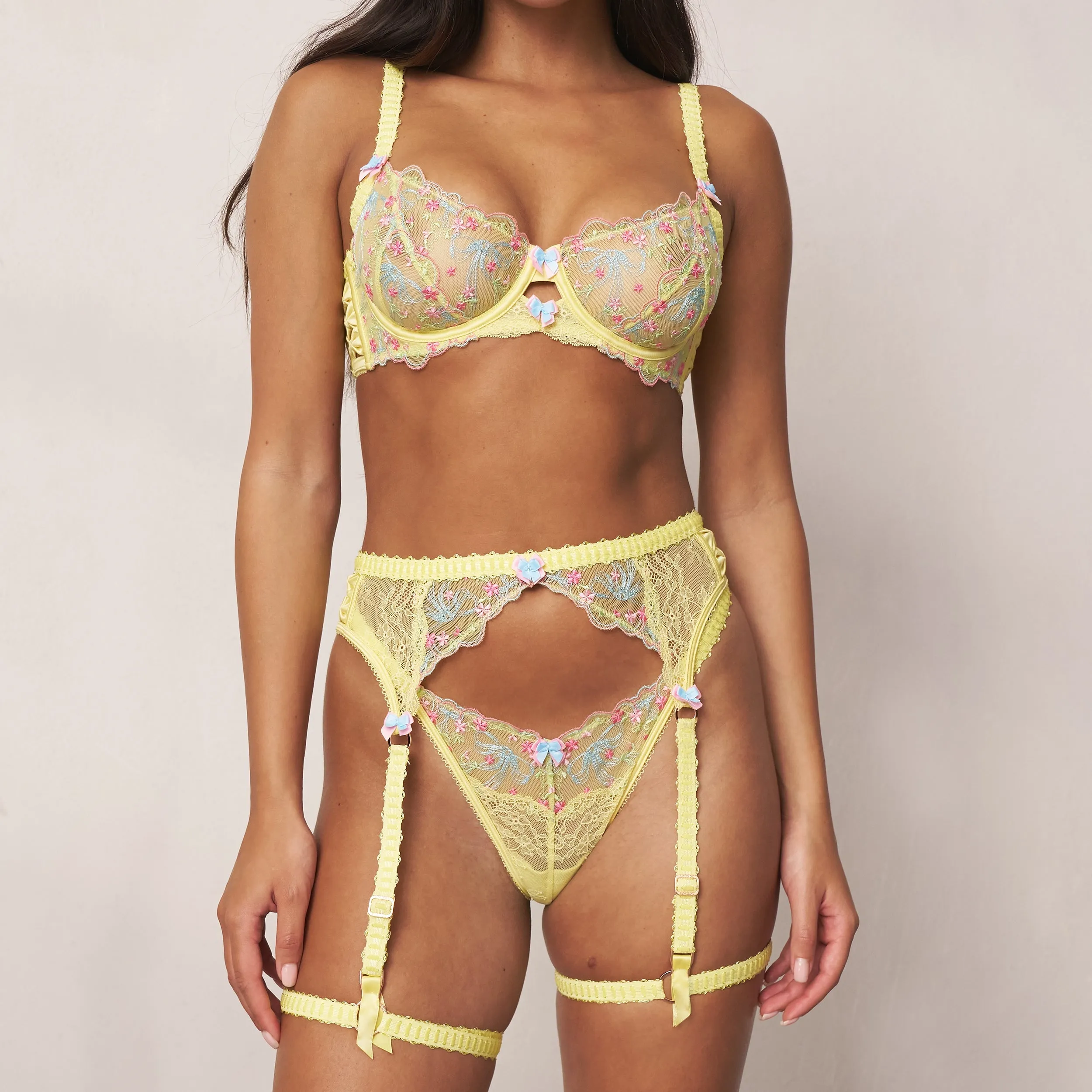 Ilianna Intimates Bra (Set) - Yellow sold by Lounge Underwear
