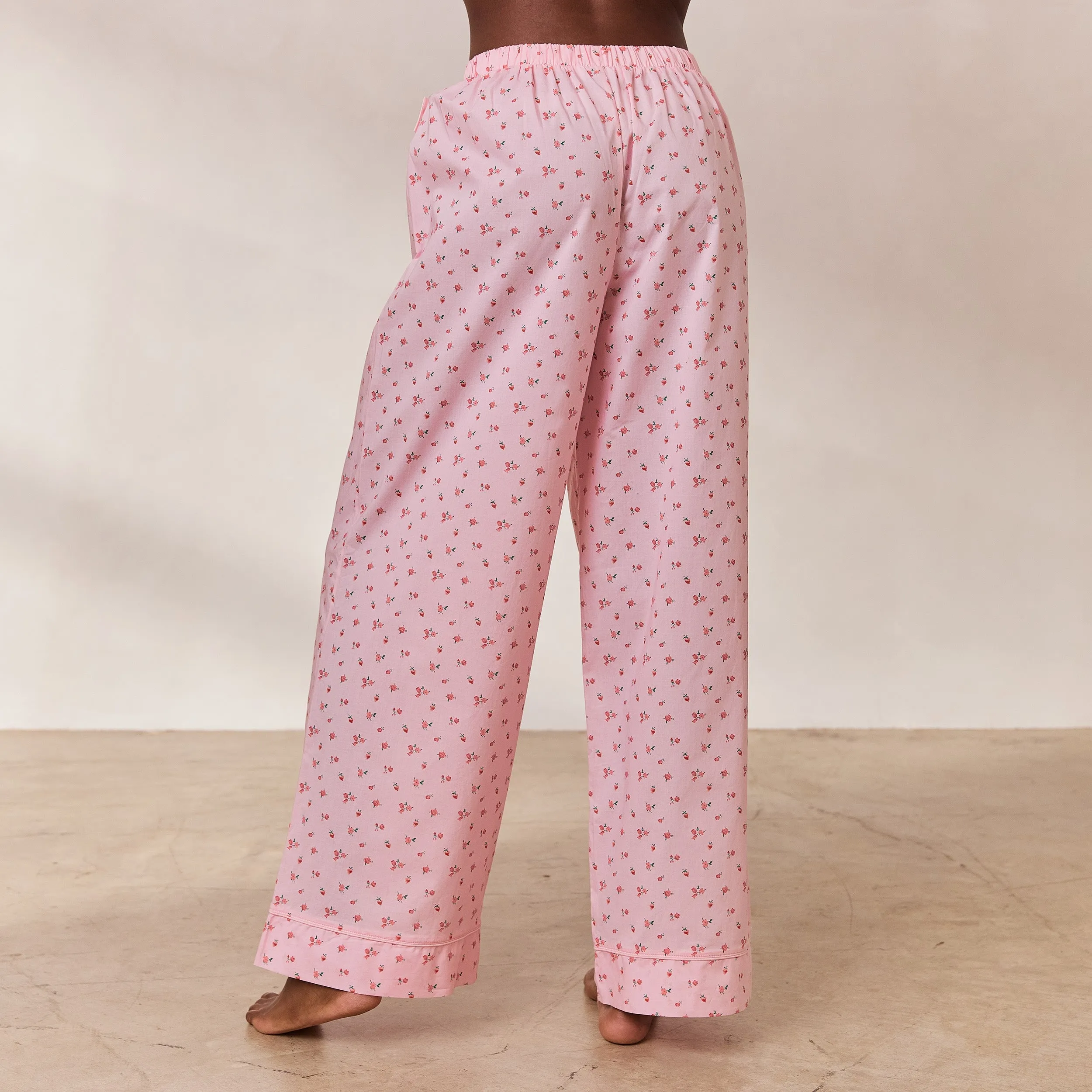Floral Pyjama Bottoms - Pink Print sold by Lounge Underwear product image thumbnail 5