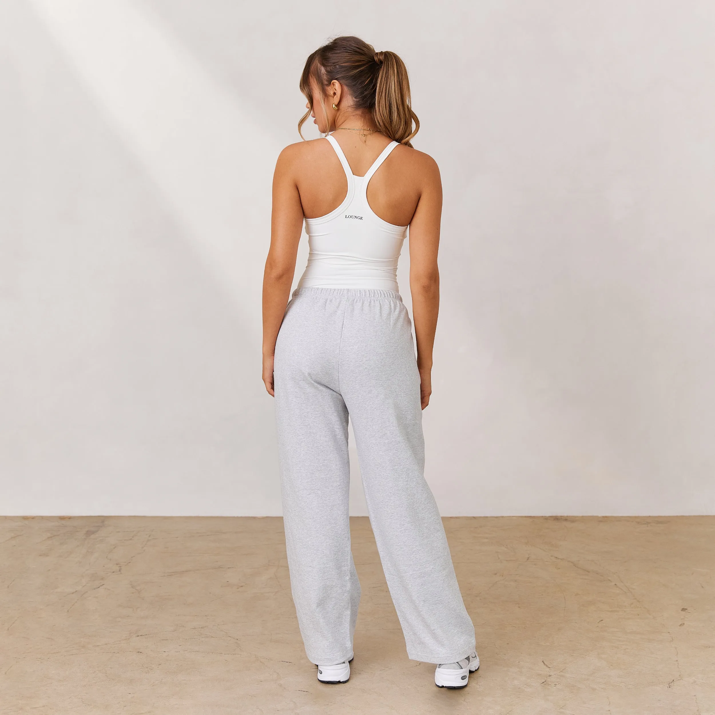 Varsity Straight Leg Joggers - Frost Melange sold by Lounge Underwear product image thumbnail 5