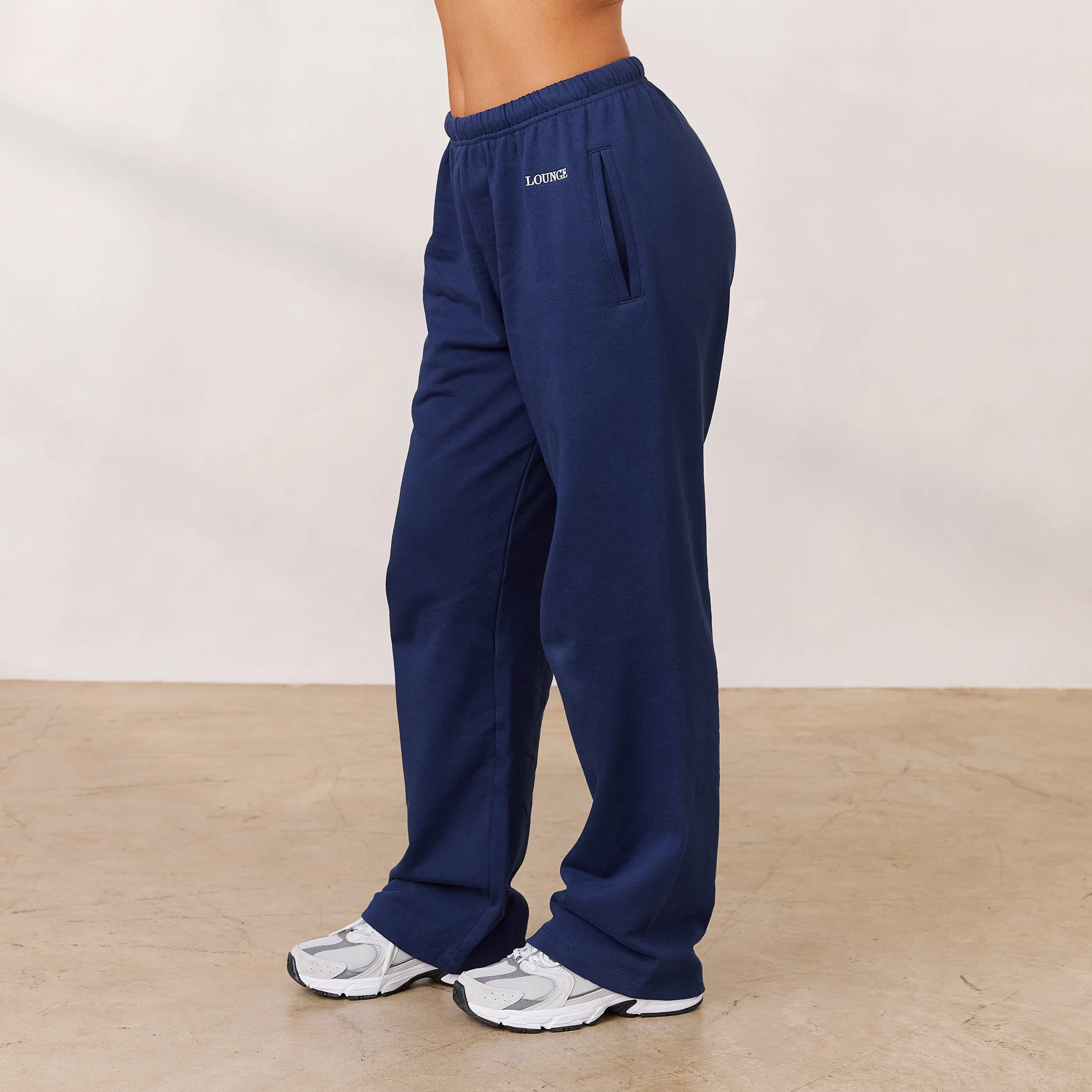 Varsity Straight Leg Joggers - Navy sold by Lounge Underwear product image thumbnail 5