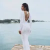 Knitted Maxi Dress - Off White sold by Lounge Underwear