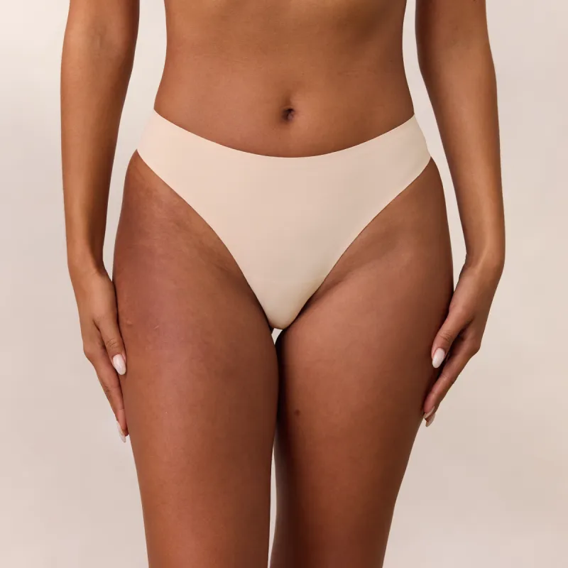 Everyday Flex Brazilian Briefs - Vanilla sold by Lounge Underwear