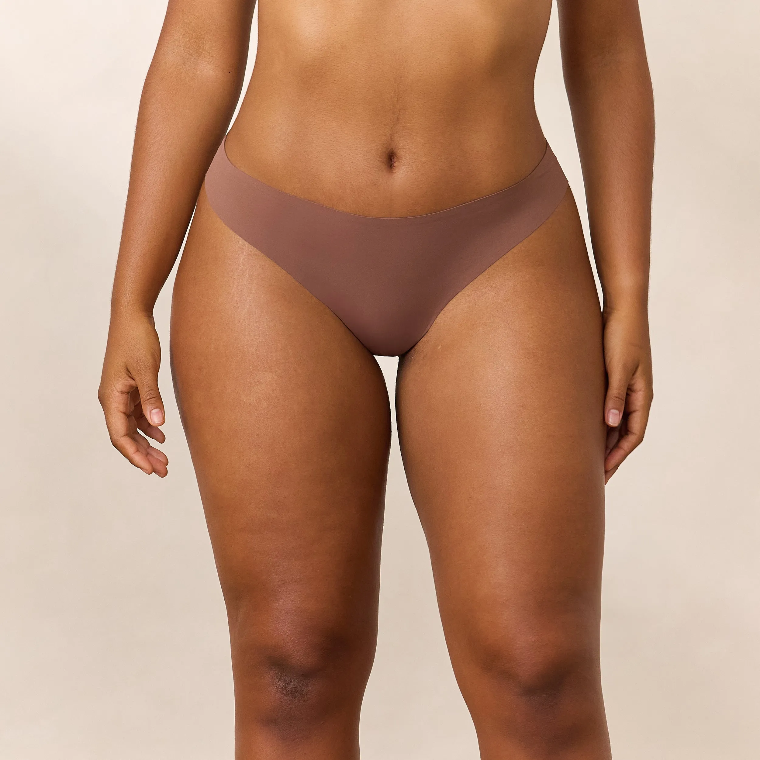 Everyday Flex Brazilian Briefs - Nutmeg sold by Lounge Underwear