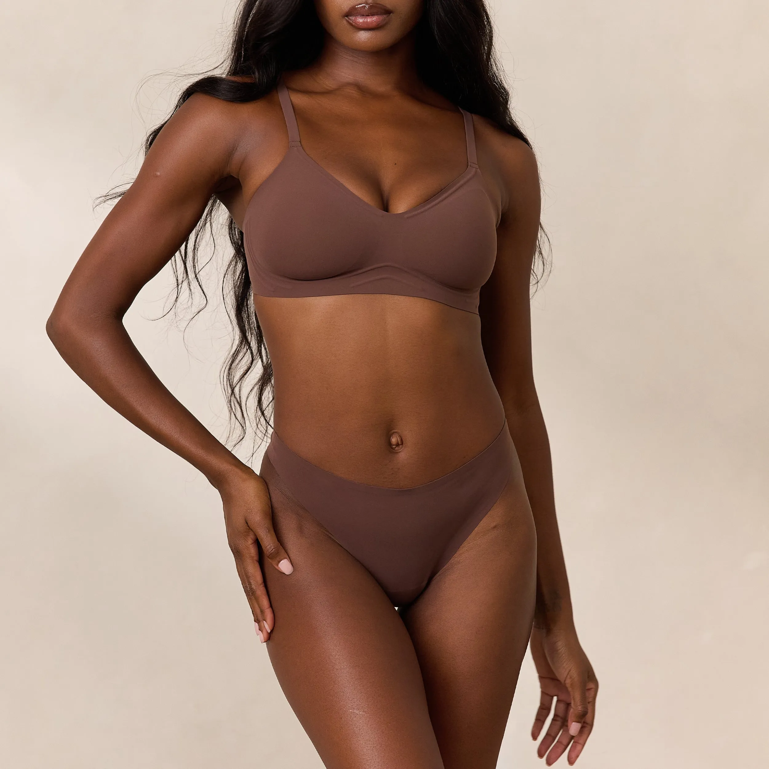 Everyday Flex Bralette - Cocoa sold by Lounge Underwear product image thumbnail 3