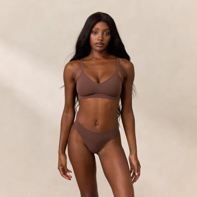 Everyday Flex Bralette - Cocoa sold by Lounge Underwear