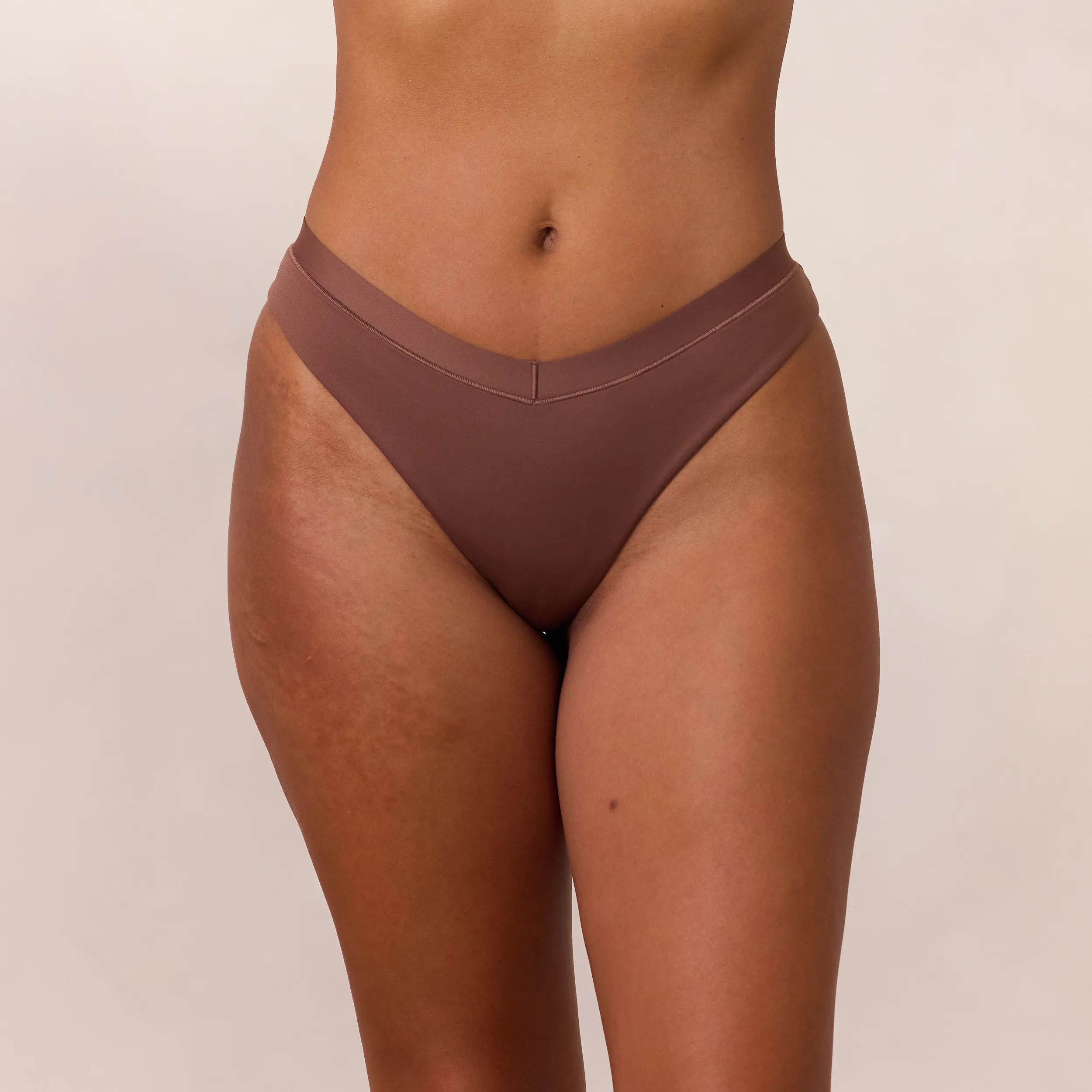 Everyday Comfort Brazilian Briefs - Nutmeg sold by Lounge Underwear