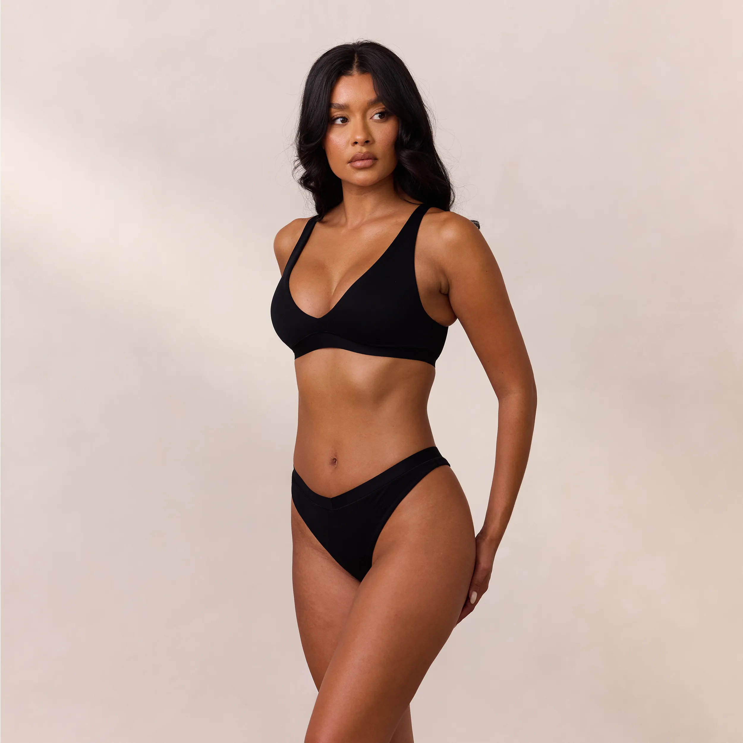 Everyday Comfort Triangle Bra - Black sold by Lounge Underwear product image thumbnail 3