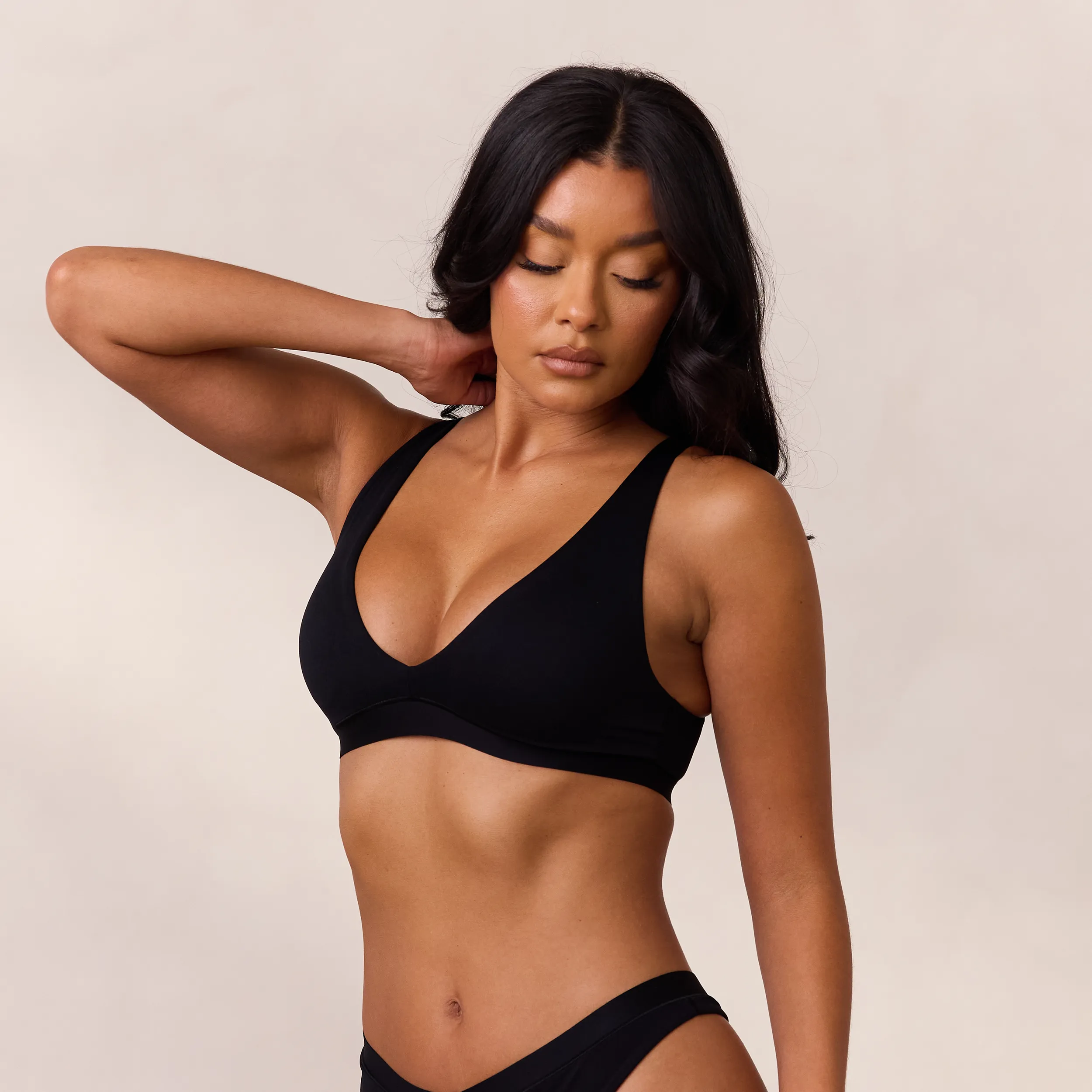 Everyday Comfort Triangle Bra - Black sold by Lounge Underwear product image thumbnail 2