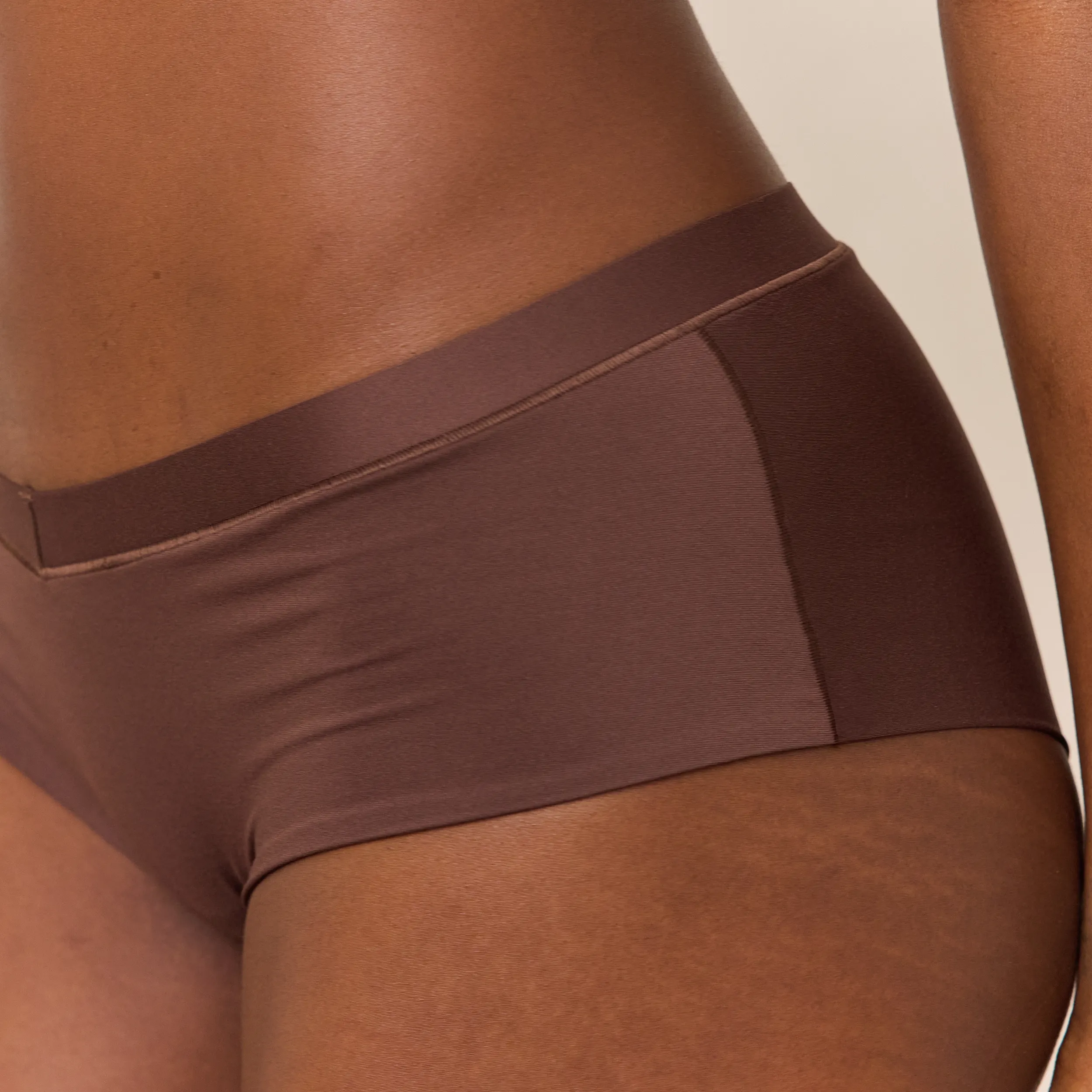 Everyday Comfort Boyshort - Cocoa sold by Lounge Underwear product image thumbnail 4