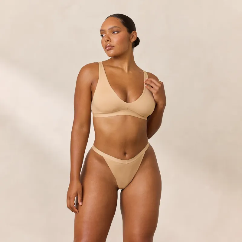 Everyday Comfort Triangle Bra - Sand sold by Lounge Underwear