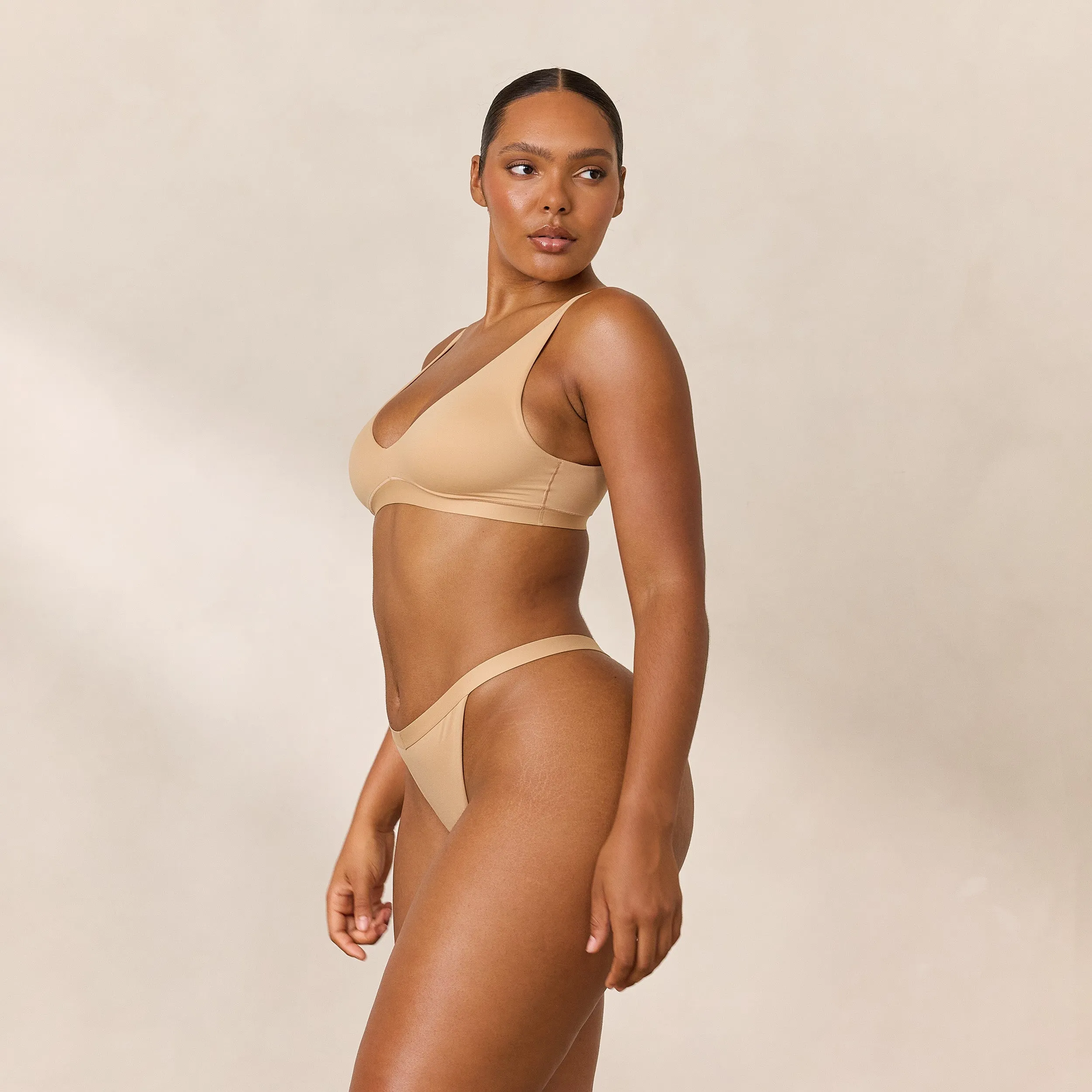 Everyday Comfort Triangle Bra - Sand sold by Lounge Underwear product image thumbnail 4