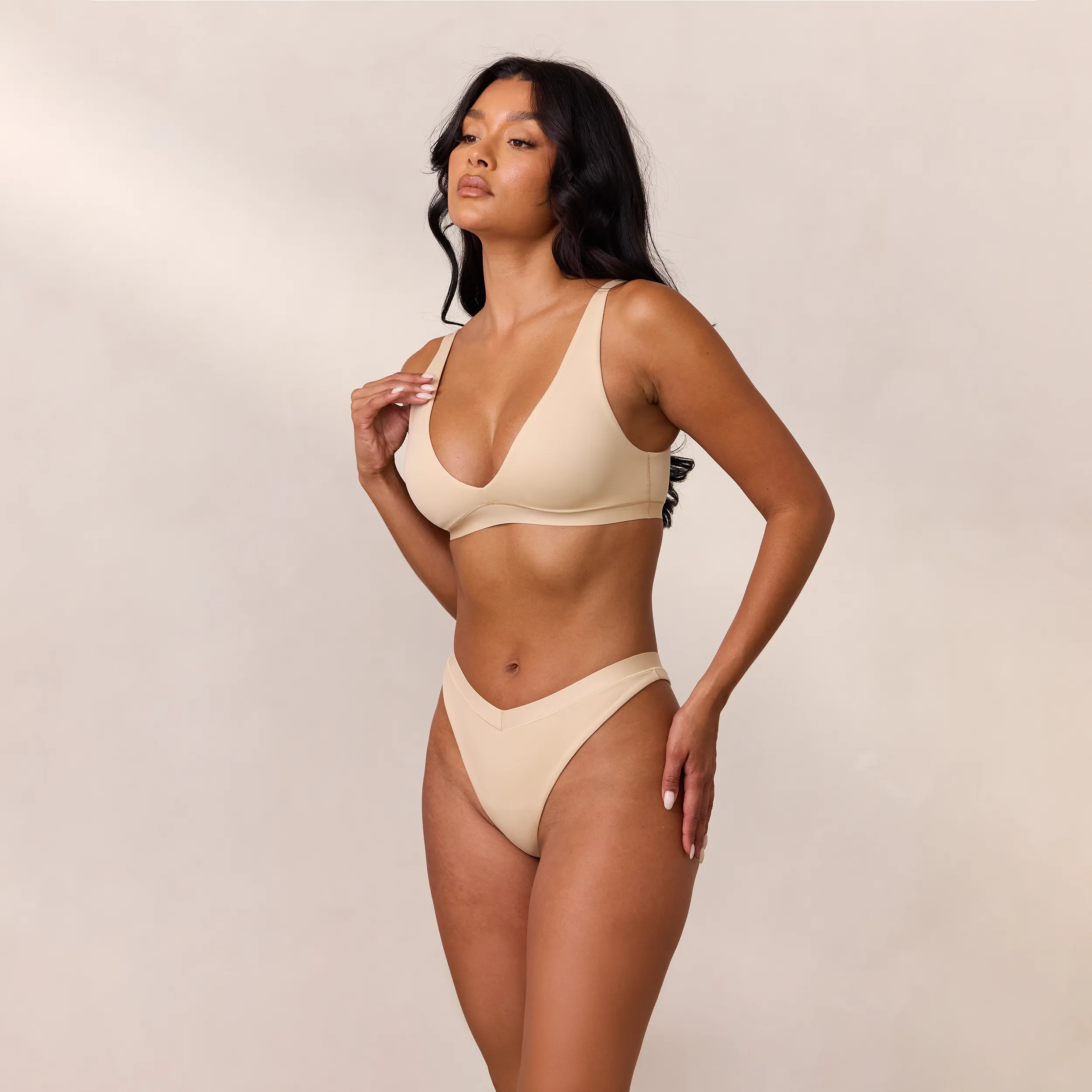 Everyday Comfort Triangle Bra - Vanilla sold by Lounge Underwear product image thumbnail 4