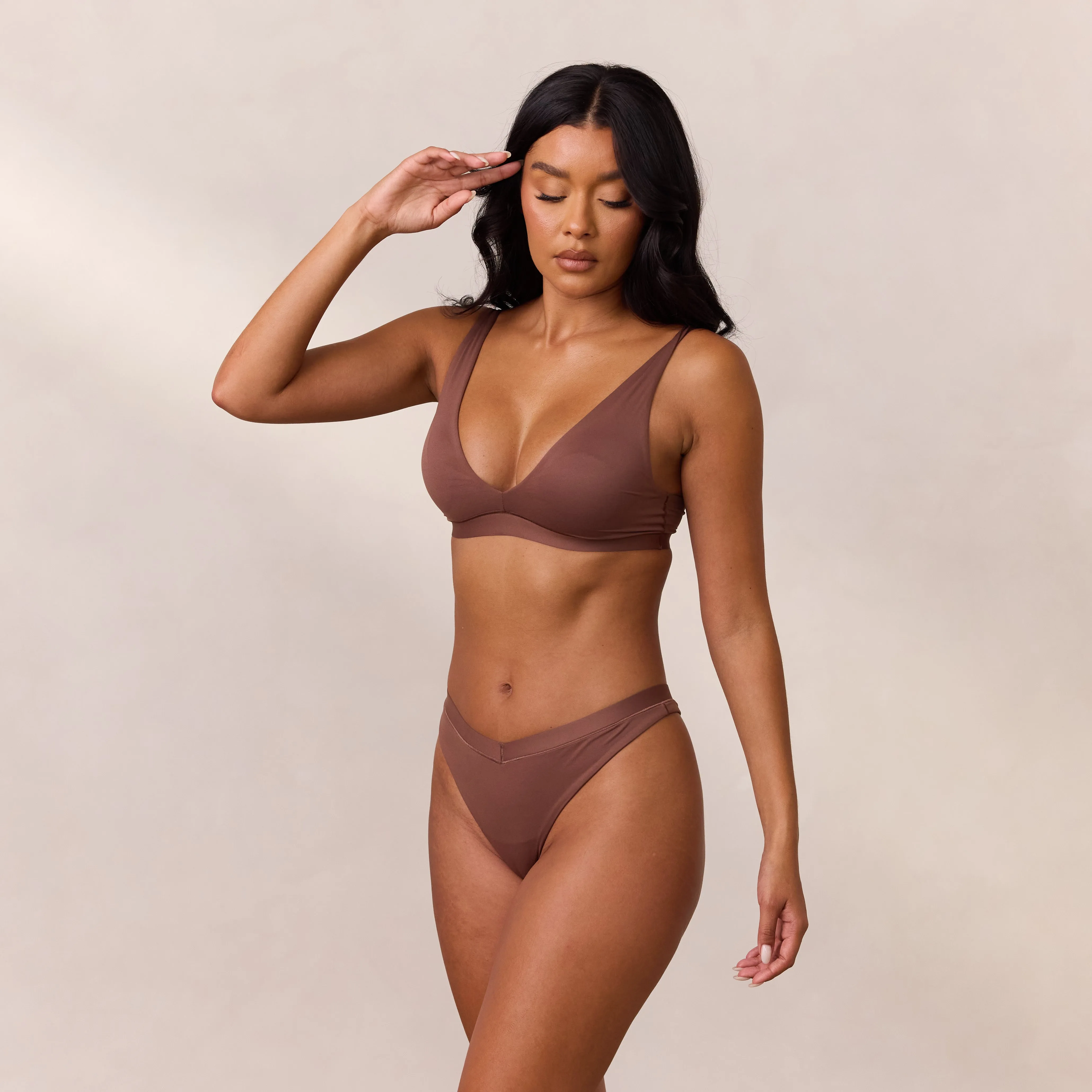 Everyday Comfort Triangle Bra - Nutmeg sold by Lounge Underwear product image thumbnail 4