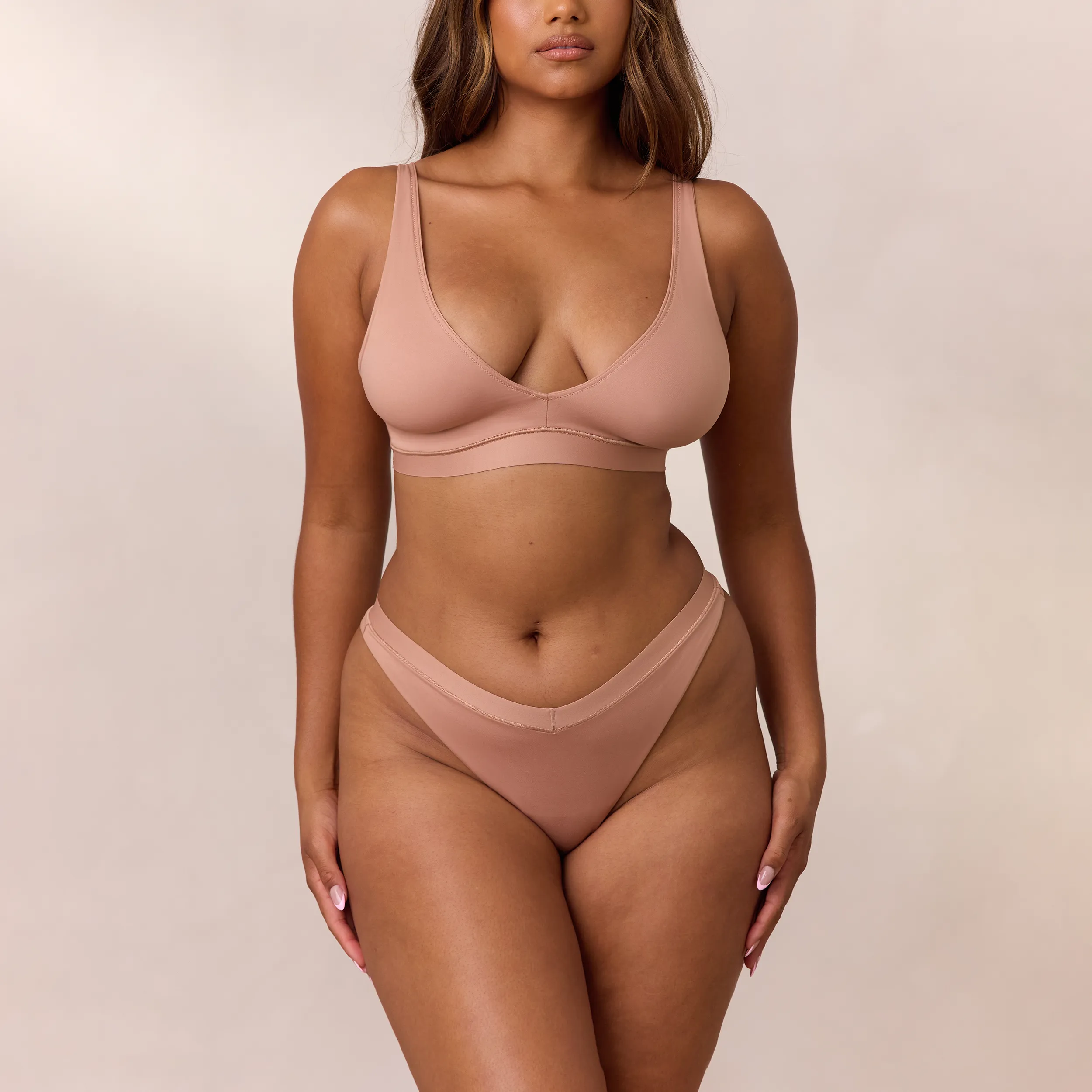 Everyday Comfort Triangle Bra - Honey sold by Lounge Underwear product image thumbnail 3