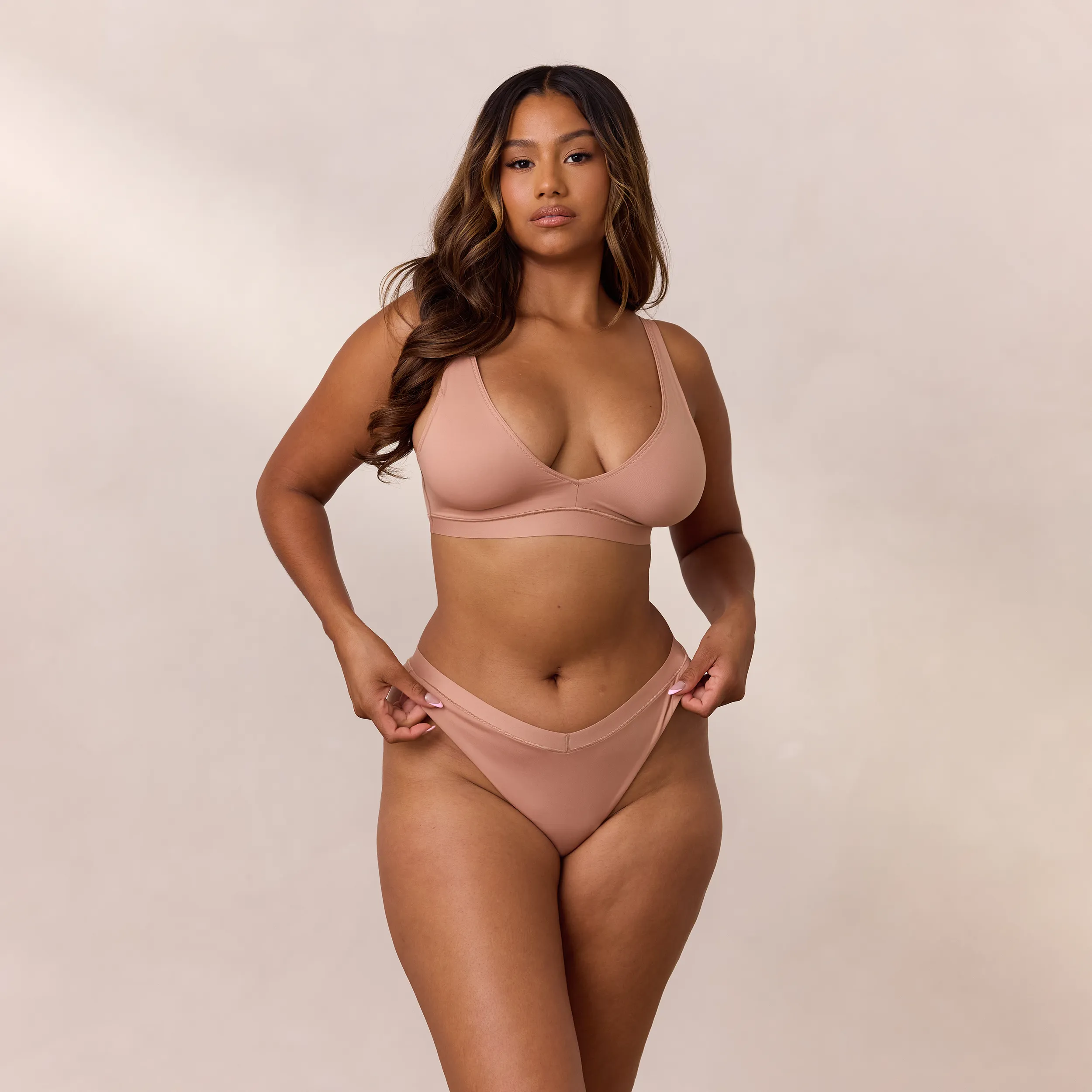 Everyday Comfort Triangle Bra - Honey sold by Lounge Underwear