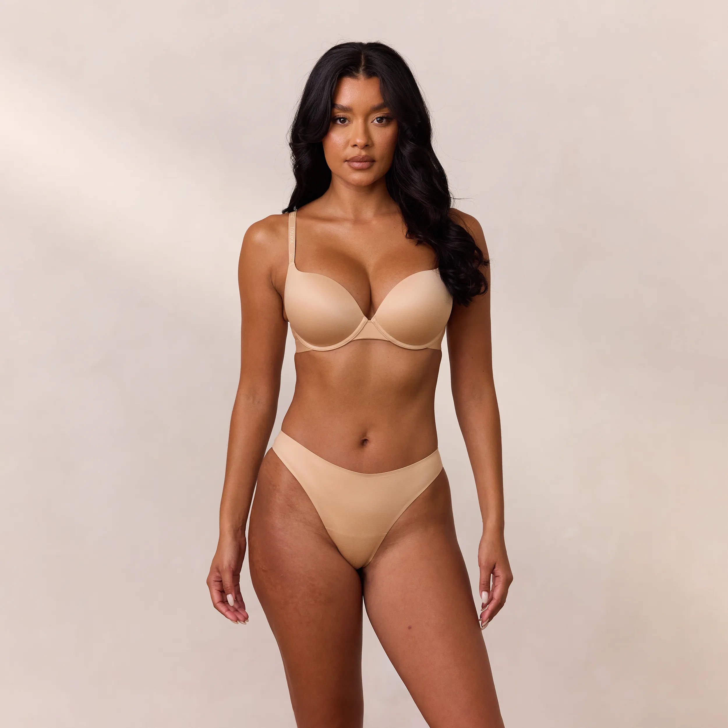 Everyday High Push-Up Bra - Sand sold by Lounge Underwear
