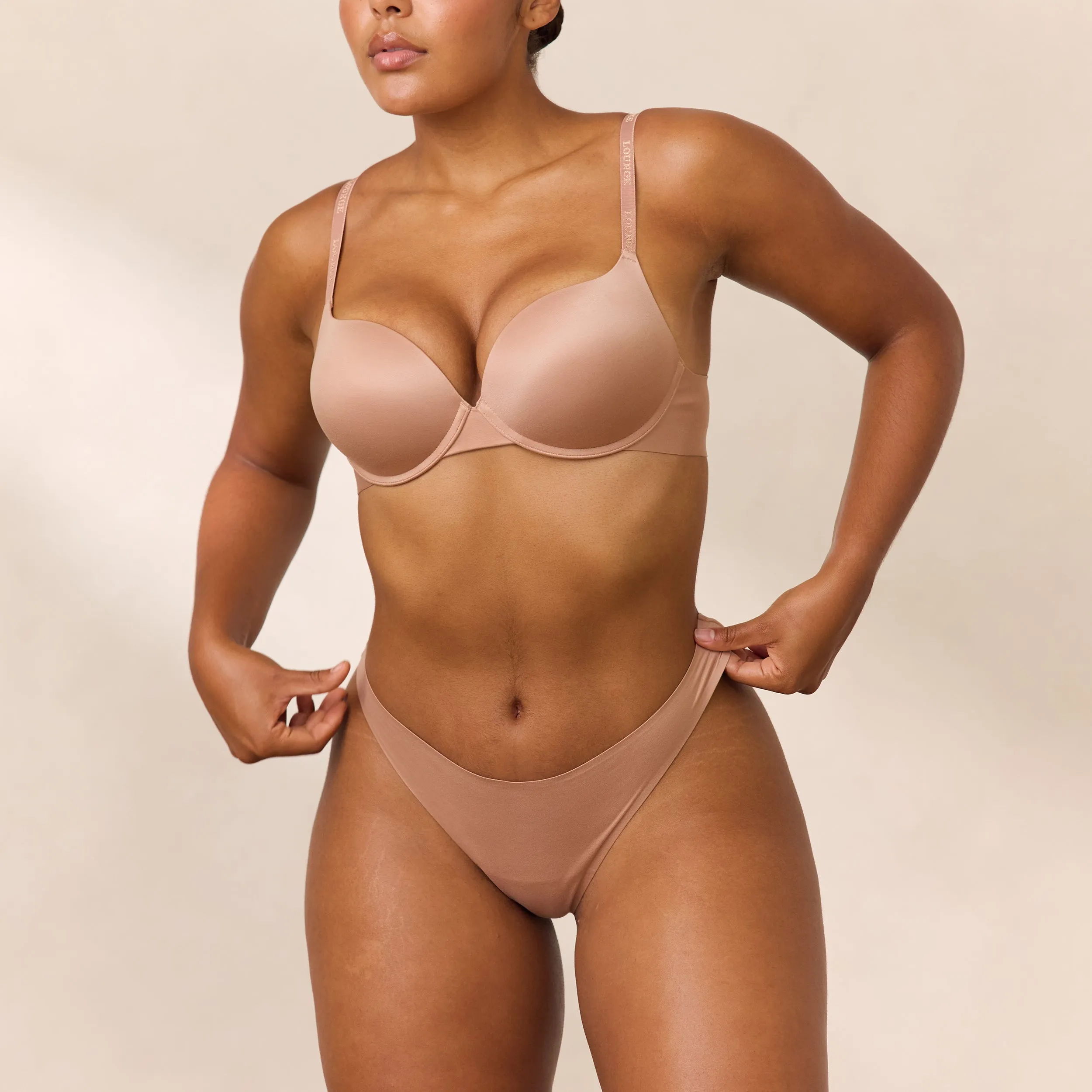 Everyday High Push-Up Bra - Honey sold by Lounge Underwear