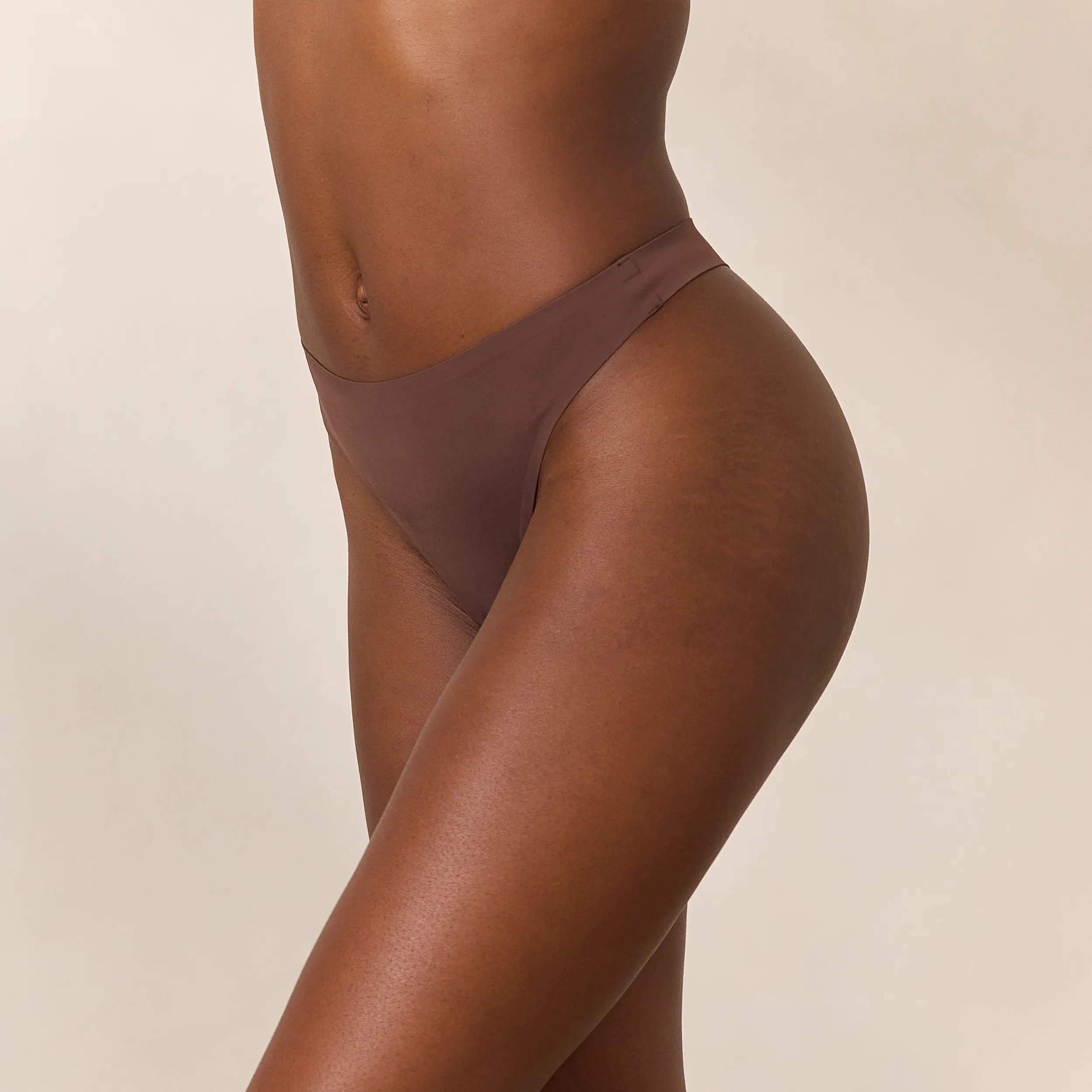 Everyday Form Thong - Cocoa sold by Lounge Underwear product image thumbnail 2