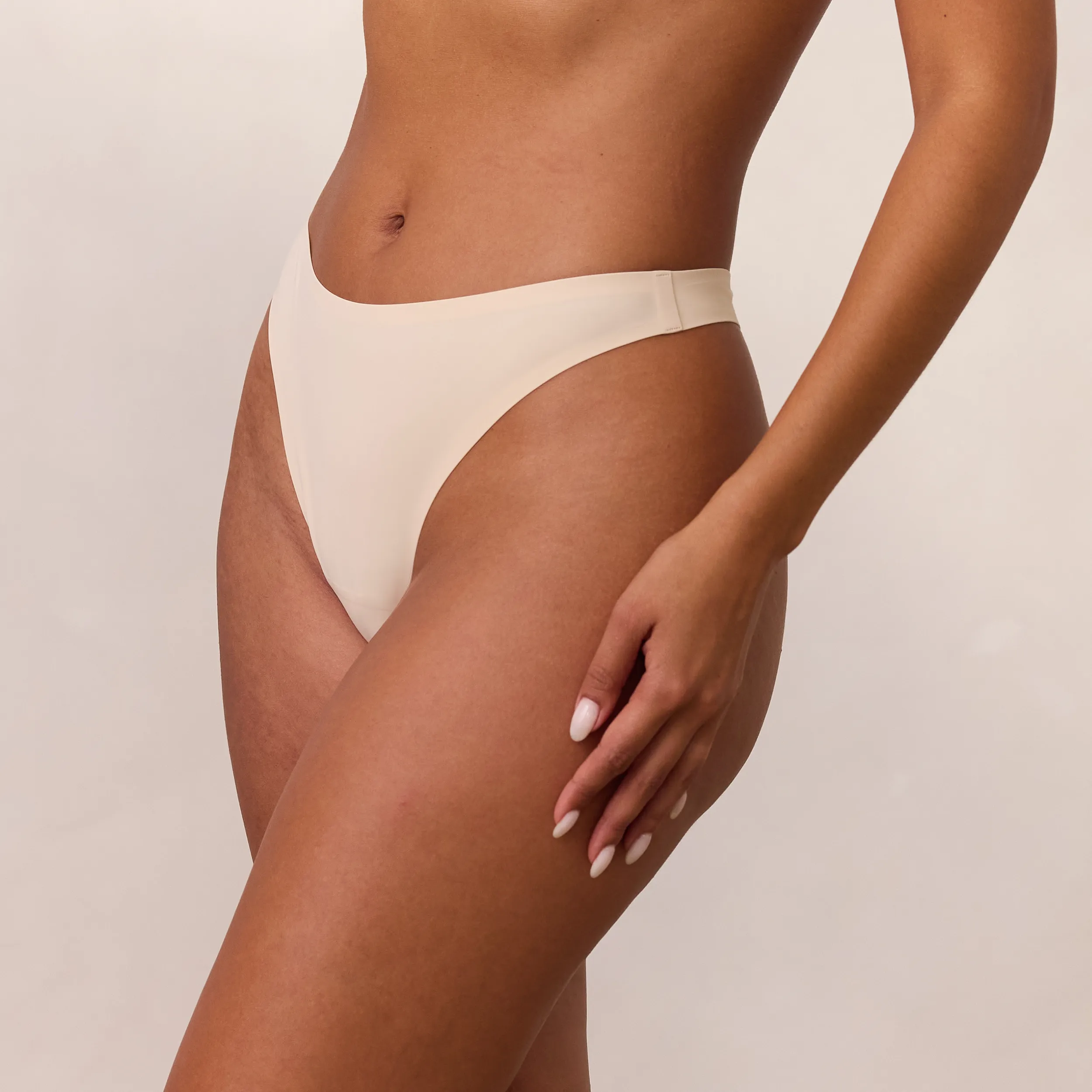 Everyday Form Thong - Vanilla sold by Lounge Underwear product image thumbnail 3