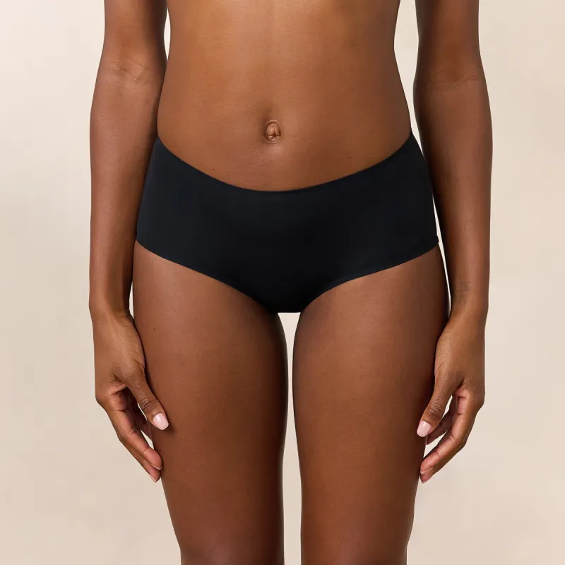 Everyday Form Boyshort - Black sold by Lounge Underwear
