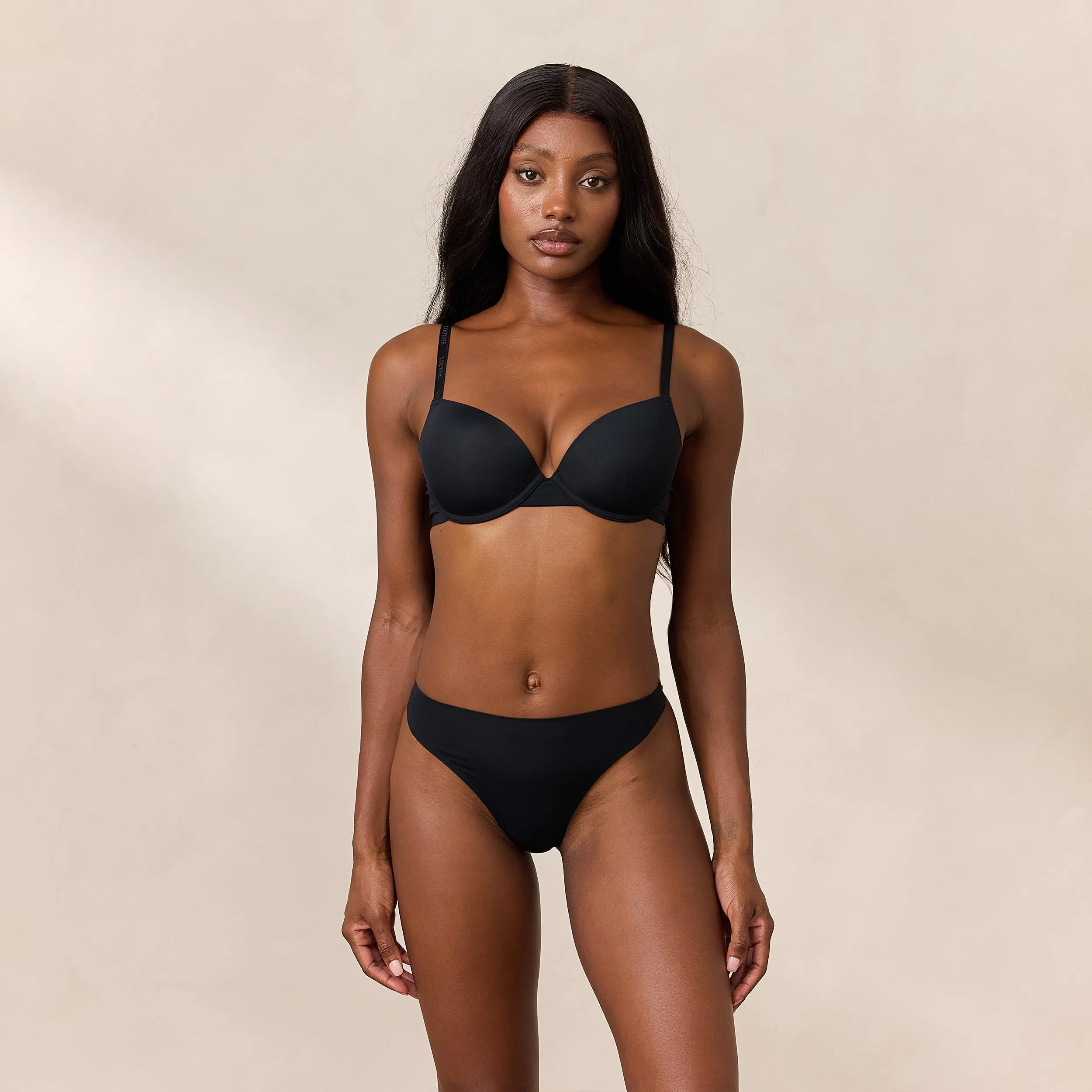 Invisible Form T-Shirt Bra - Black sold by Lounge Underwear