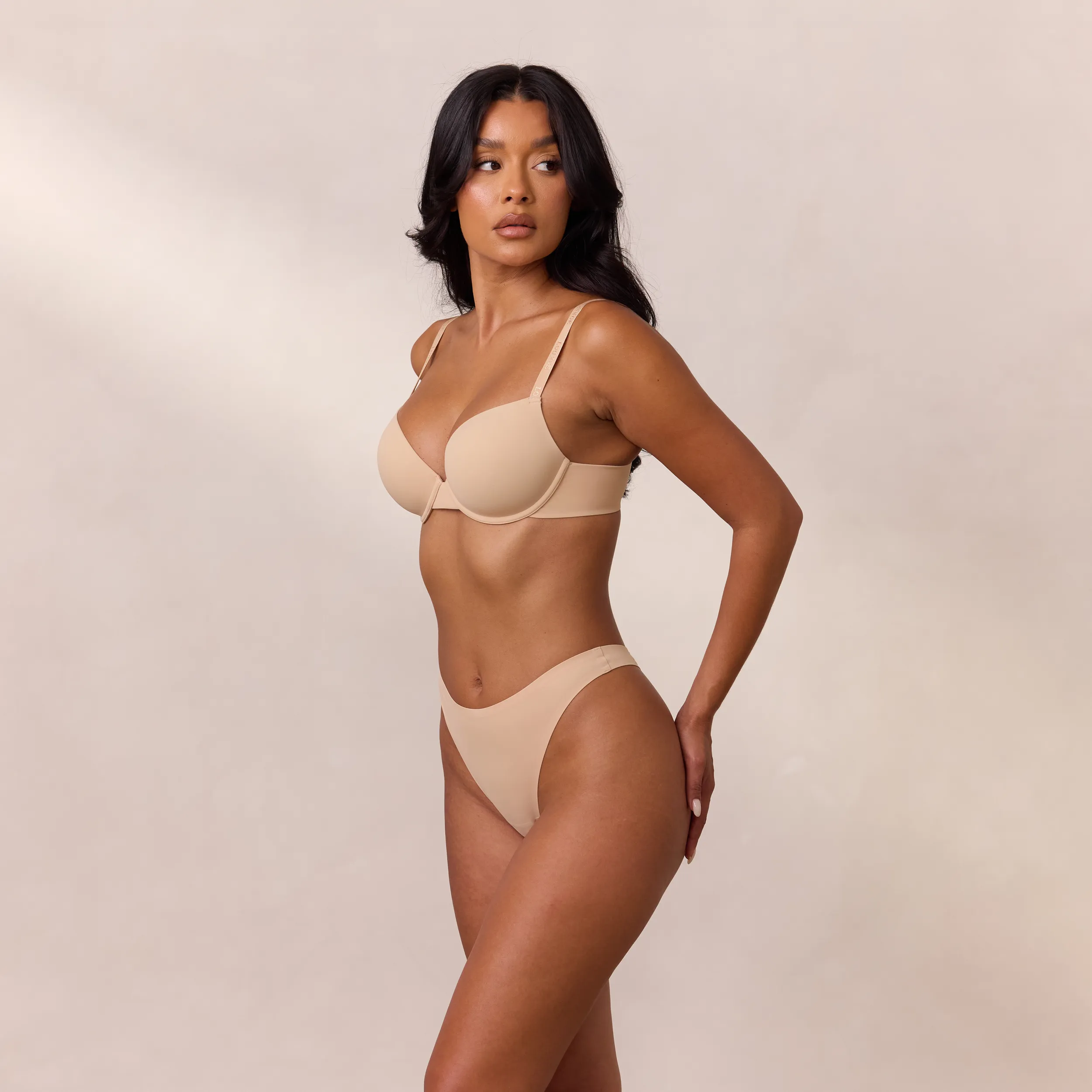 Invisible Form T-Shirt Bra - Sand sold by Lounge Underwear product image thumbnail 4