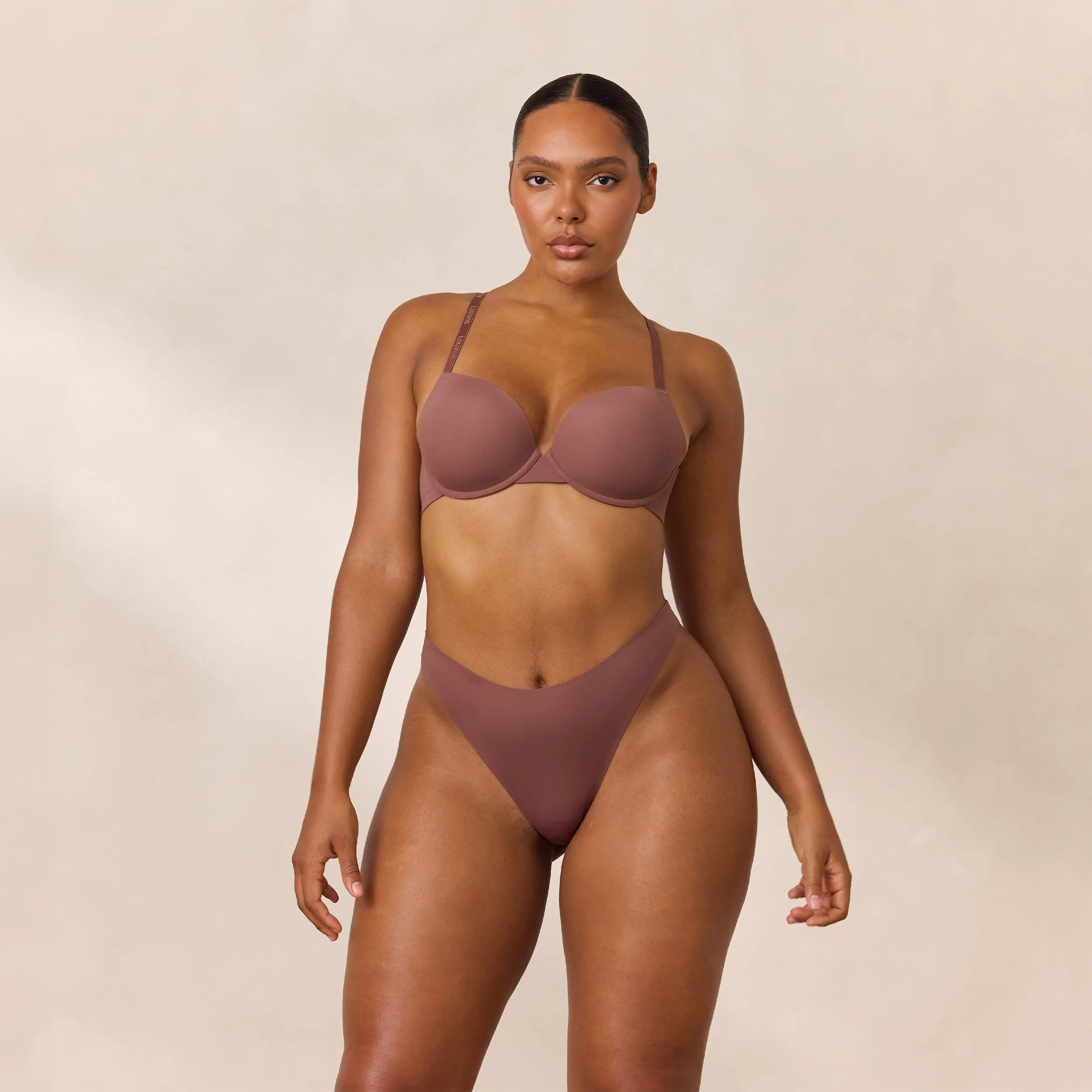 Invisible Form T-Shirt Bra - Nutmeg sold by Lounge Underwear