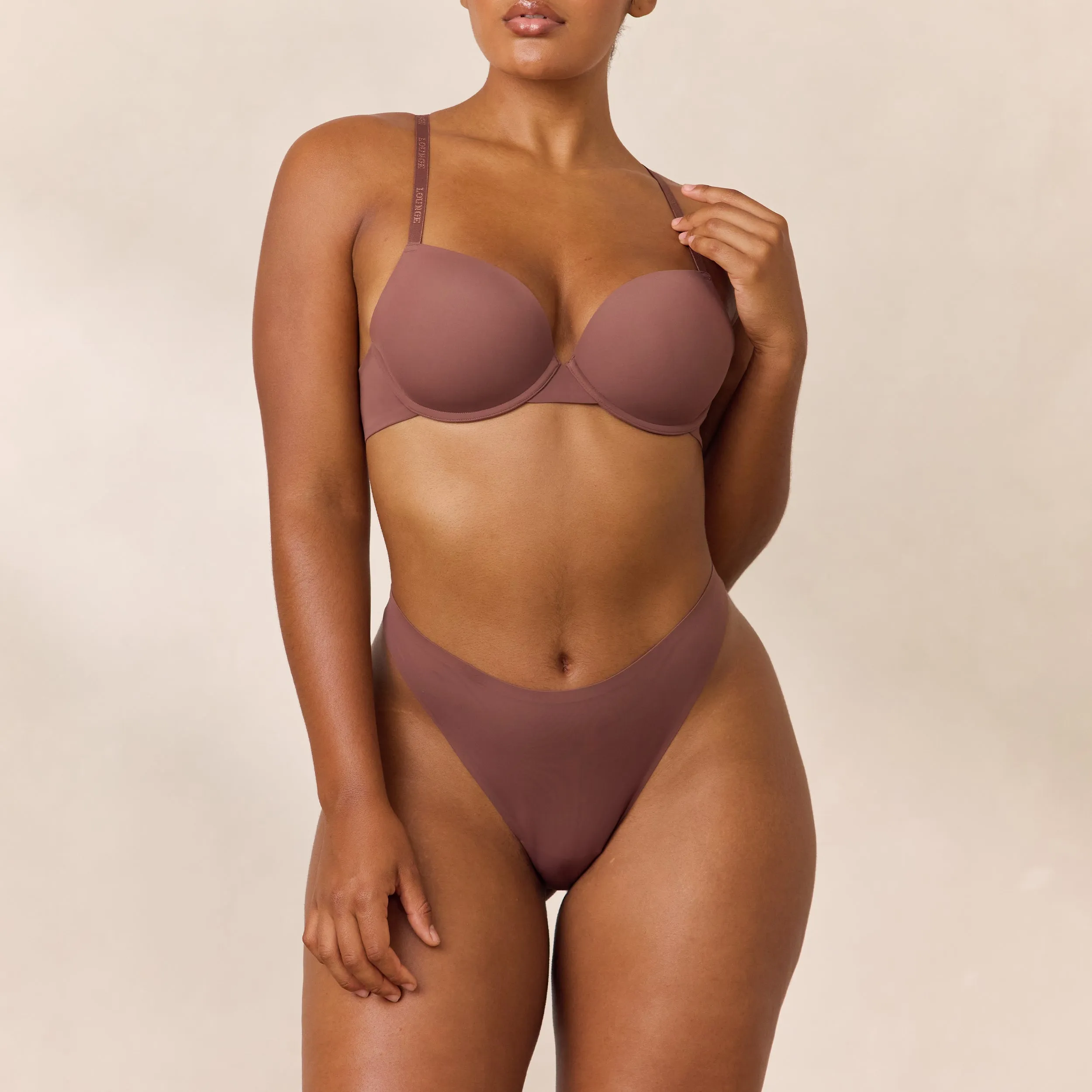 Invisible Form T-Shirt Bra - Nutmeg sold by Lounge Underwear product image thumbnail 3