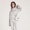 Boxy Hoodie - Grey Marl sold by Lounge Underwear
