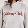 Boxy Hoodie - Grey Marl sold by Lounge Underwear
