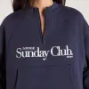 Quarter Zip Jumper - Ink Blue sold by Lounge Underwear