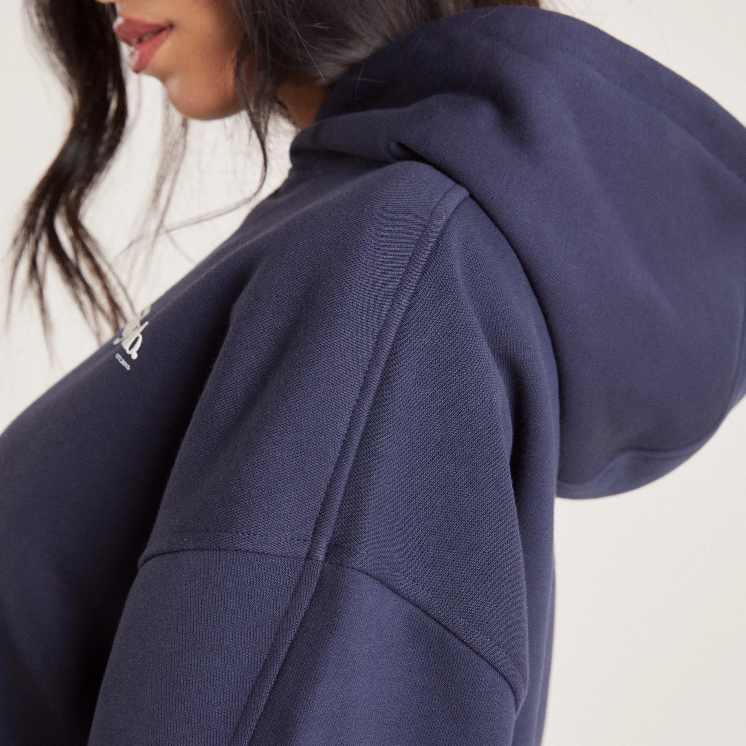 Boxy Hoodie - Ink Blue sold by Lounge Underwear product image thumbnail 5