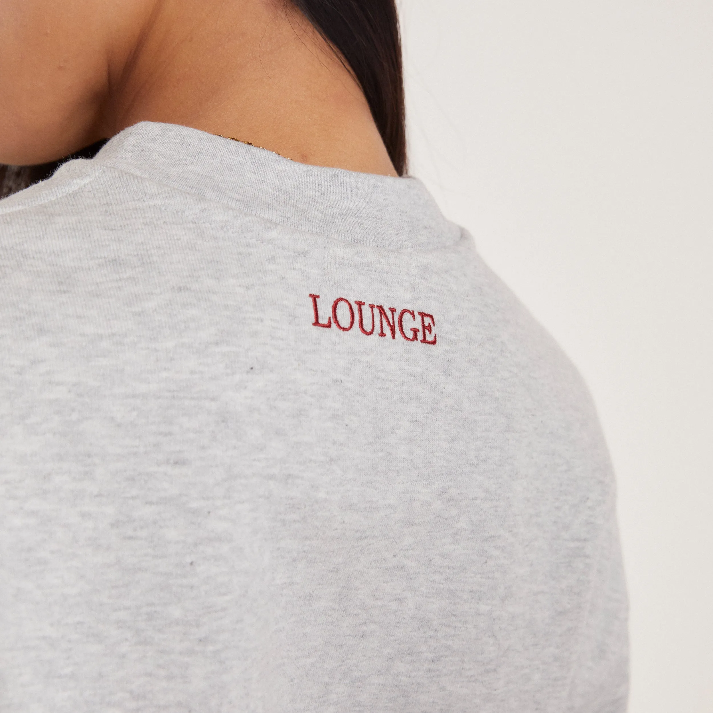 Quarter Zip Jumper - Grey Marl sold by Lounge Underwear product image thumbnail 5