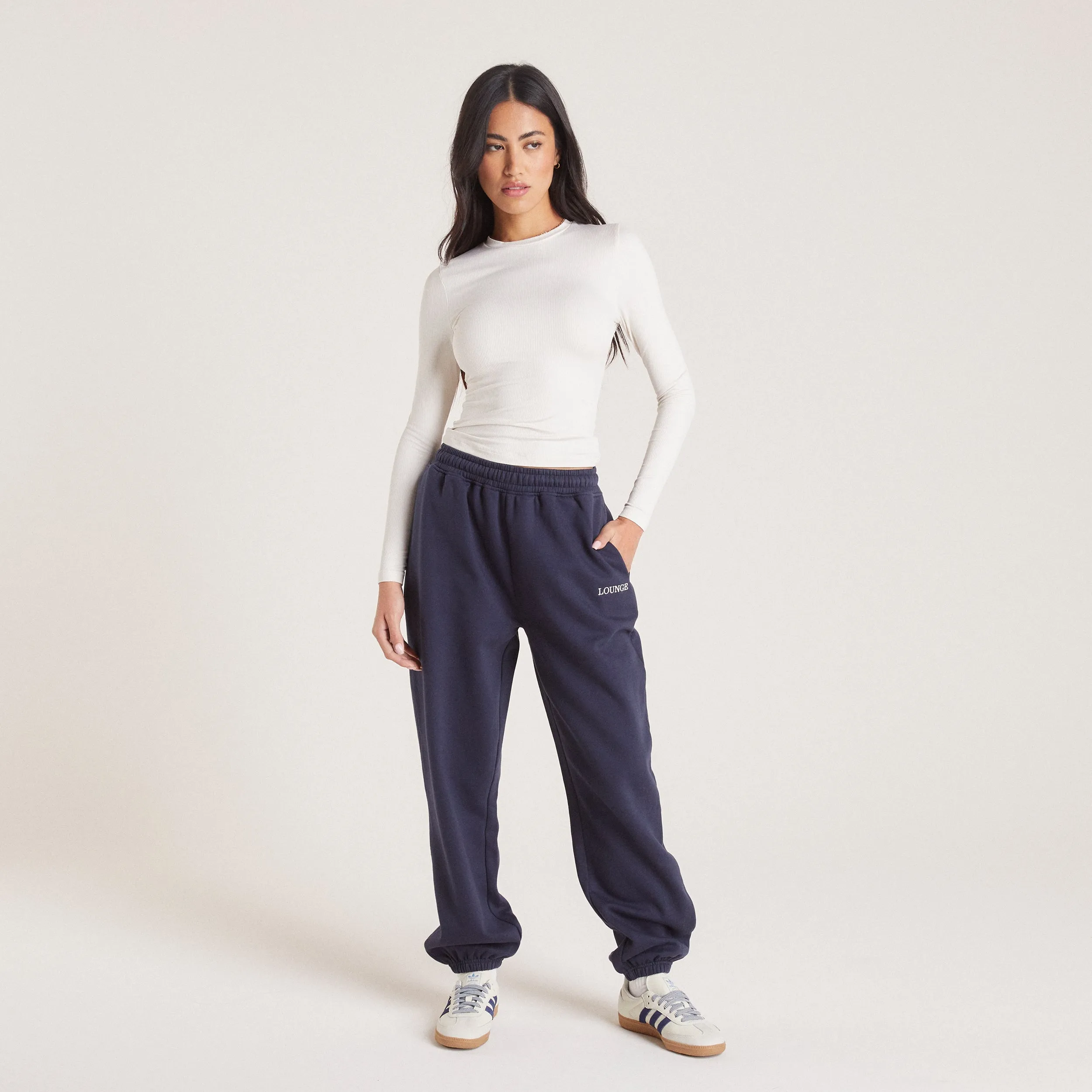 Cuffed Joggers - Ink Blue sold by Lounge Underwear