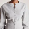 Fitted Cardigan - Light Grey sold by Lounge Underwear
