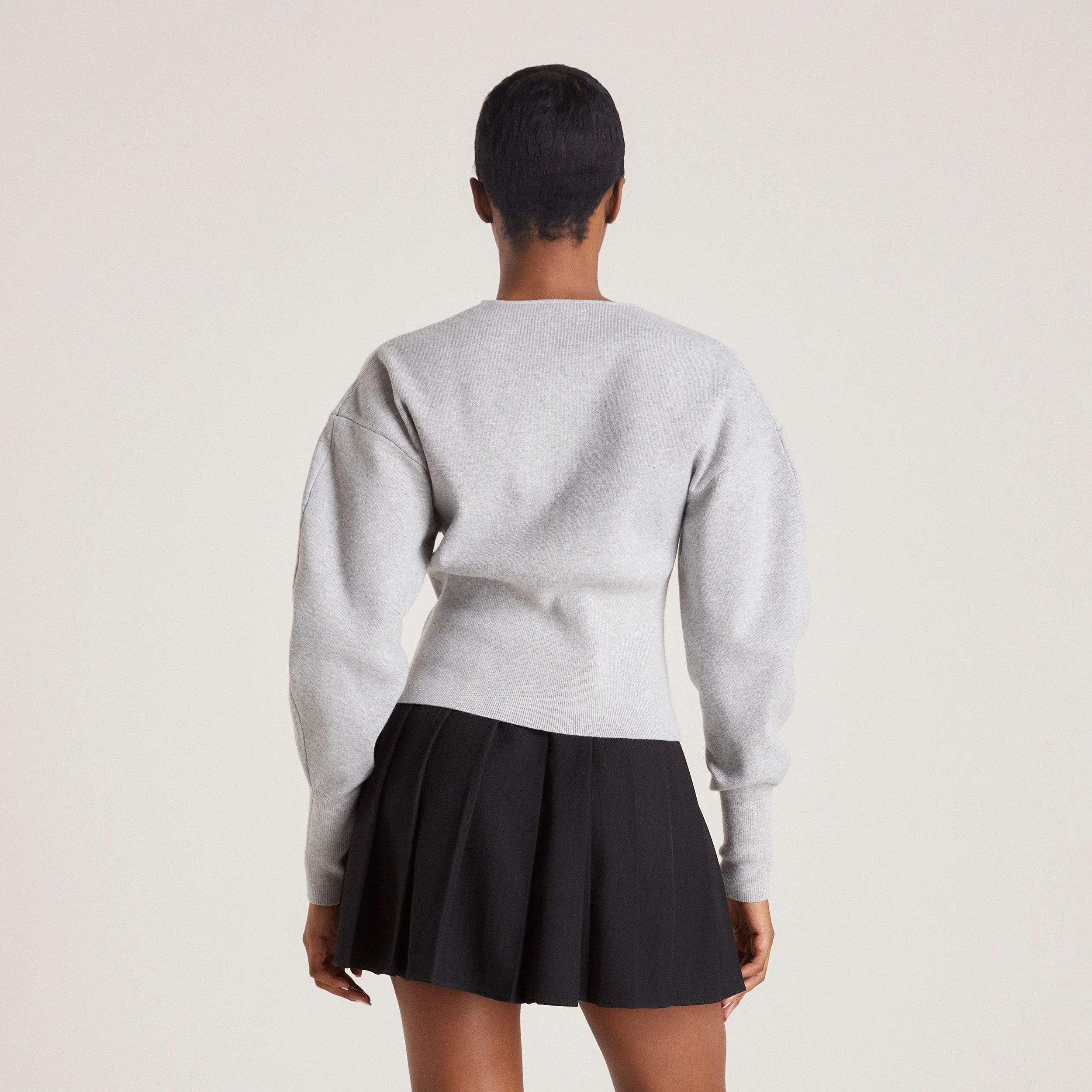 Fitted Cardigan - Light Grey sold by Lounge Underwear product image thumbnail 2