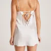 Bow Satin Nightdress - Pearl sold by Lounge Underwear