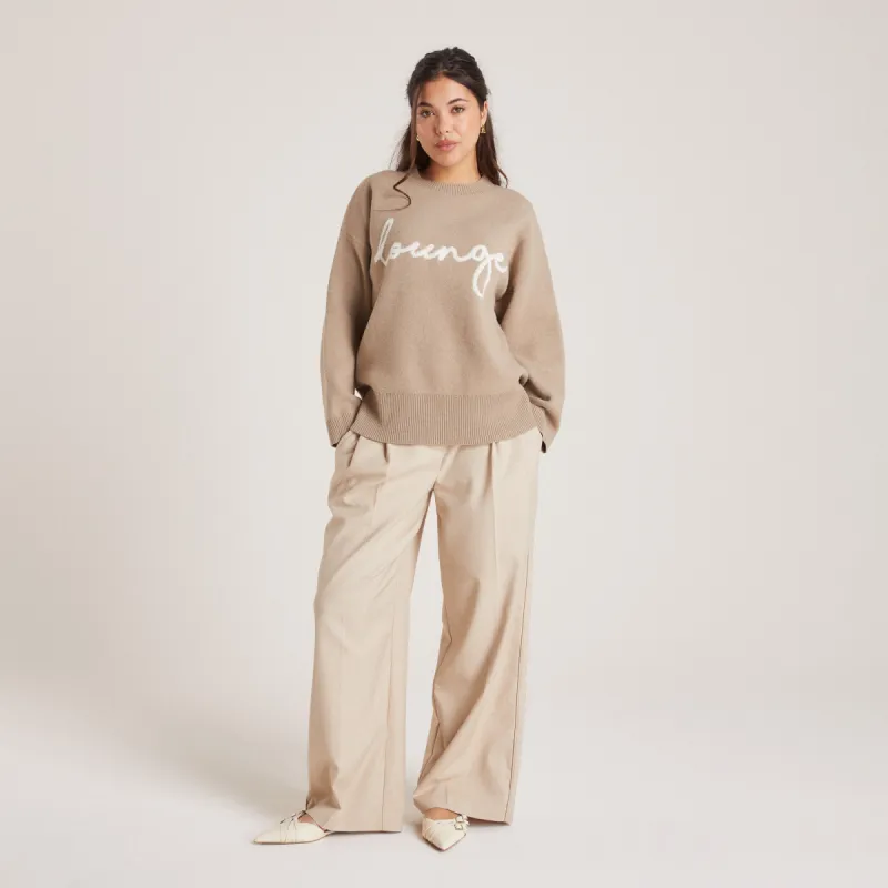 Tailored Trousers - Bread sold by Lounge Underwear