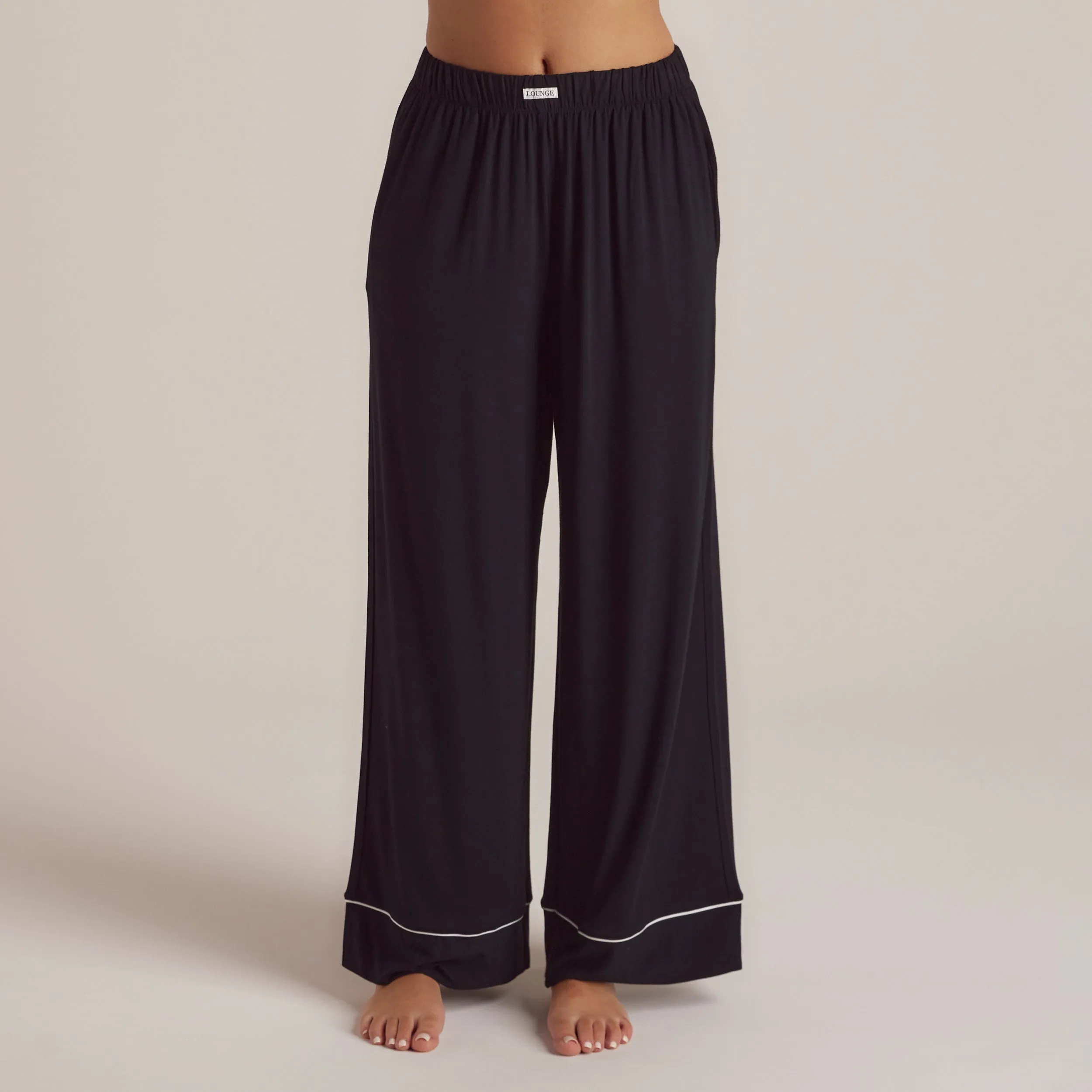 Modal Pyjama Bottoms - Black sold by Lounge Underwear