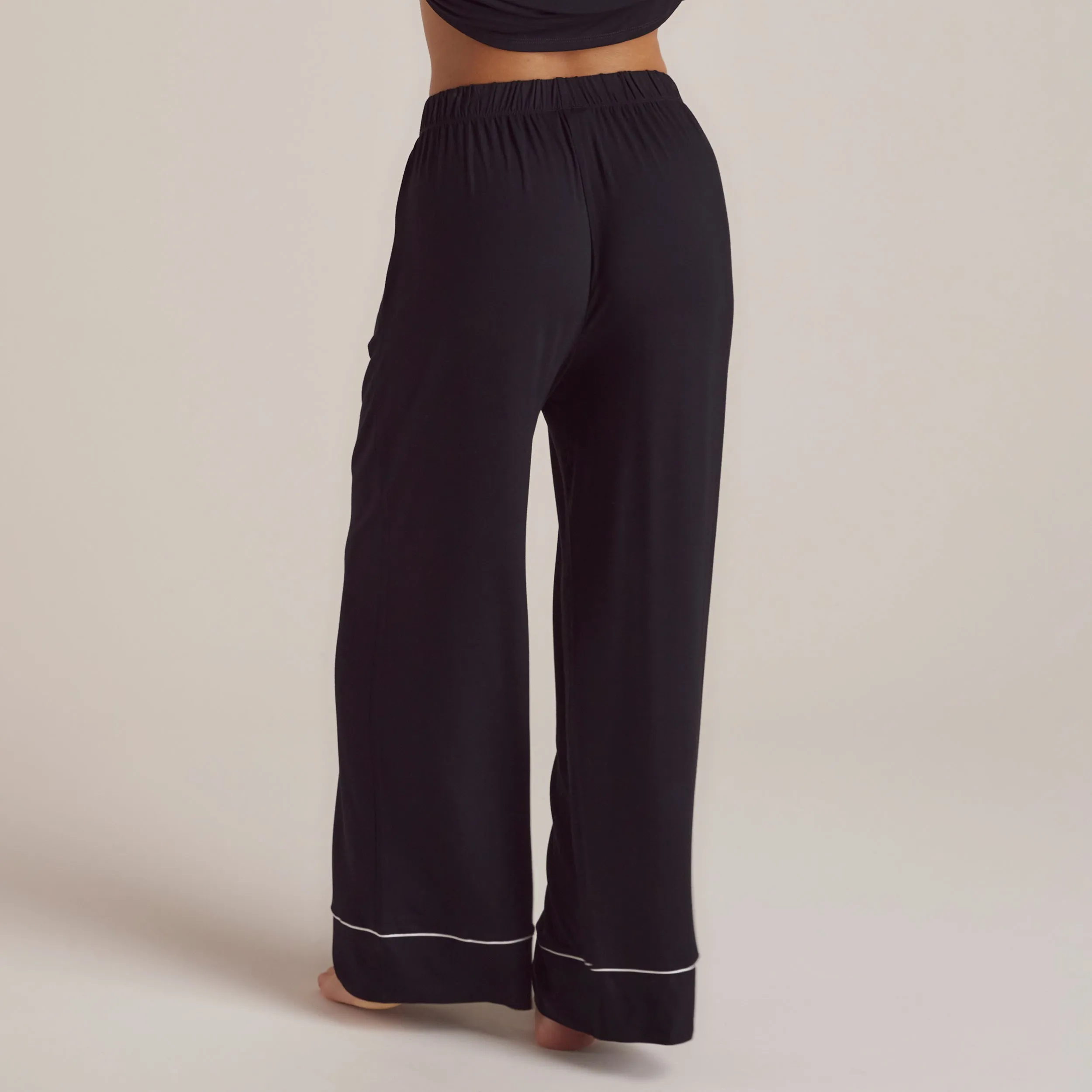 Modal Pyjama Bottoms - Black sold by Lounge Underwear product image thumbnail 2