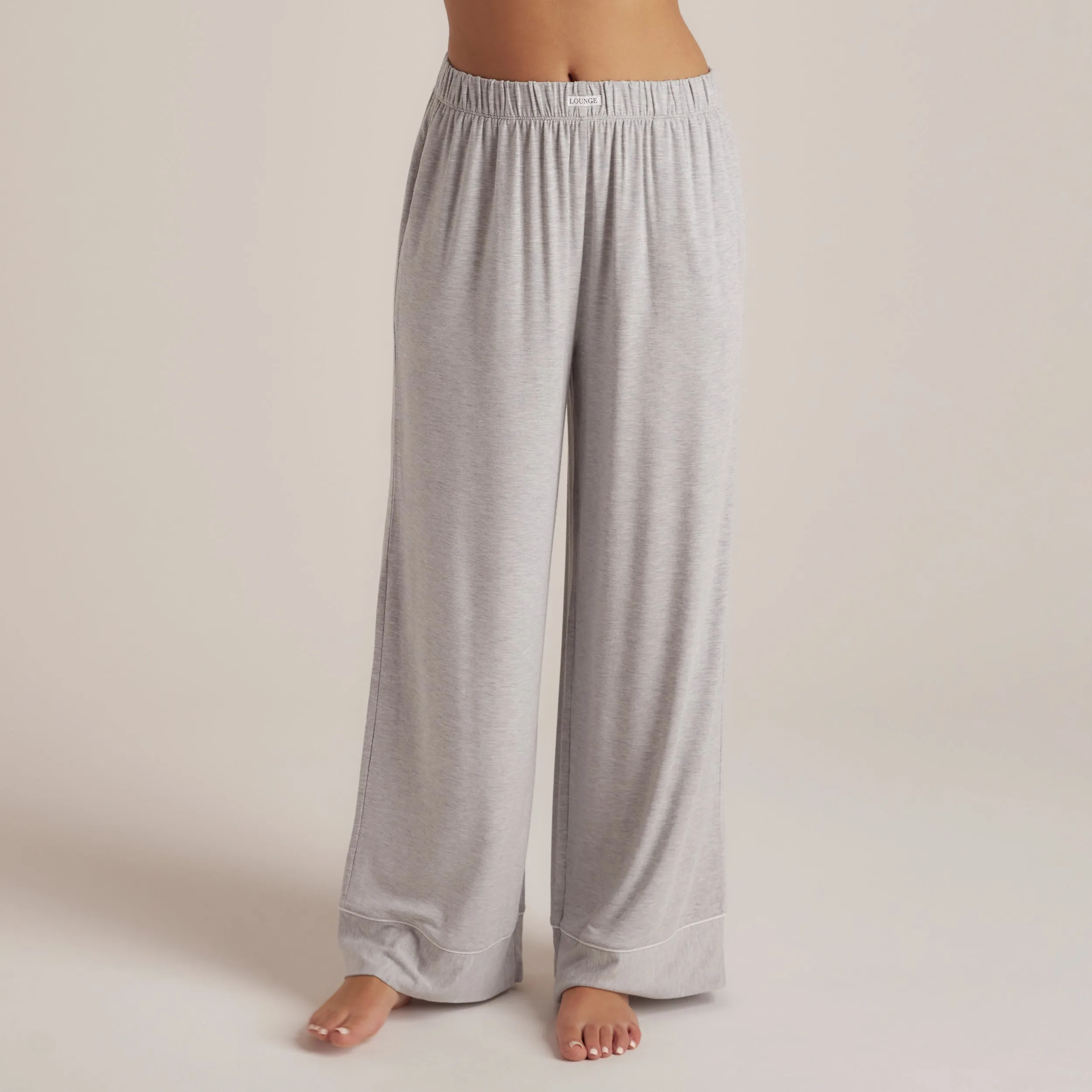 Modal Pyjama Bottoms - Grey Marl sold by Lounge Underwear