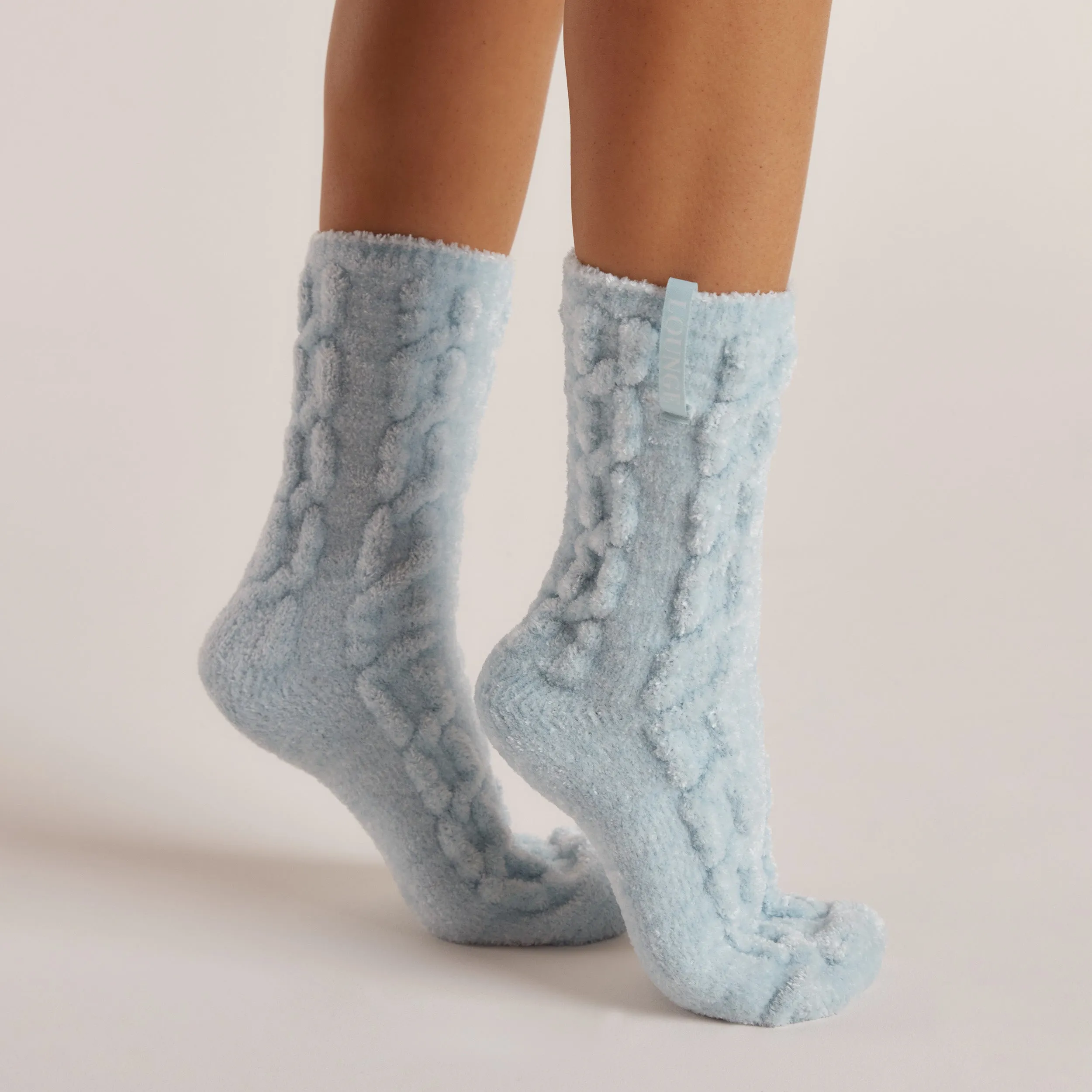 Chenille Knitted Socks - Blue sold by Lounge Underwear product image thumbnail 4
