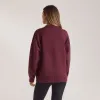 Stripe Knitted Crew Neck Jumper - Burgundy sold by Lounge Underwear