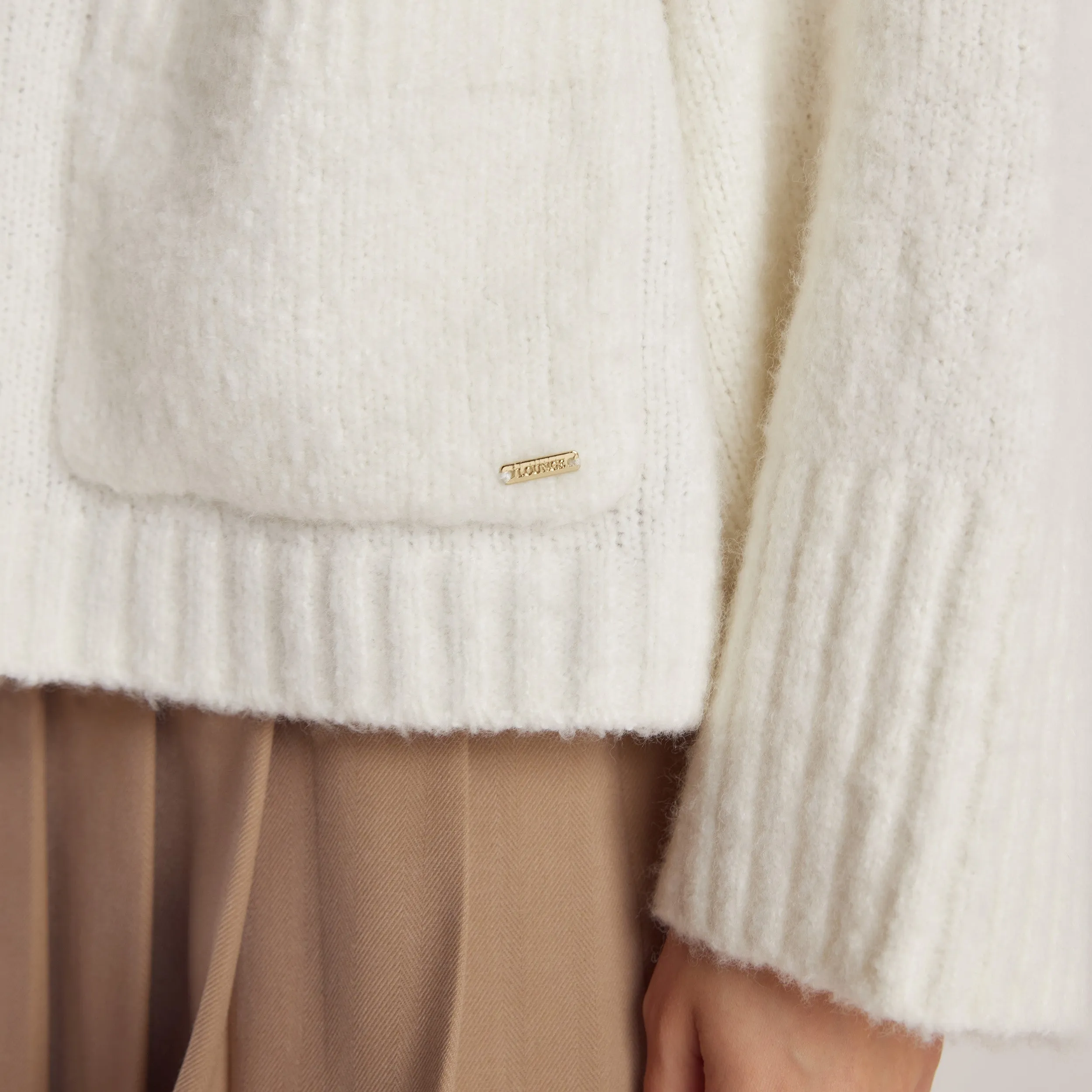 Oversized Cardigan - Creme sold by Lounge Underwear product image thumbnail 5