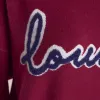 Logo Knitted Crew Neck Jumper - Burgundy sold by Lounge Underwear