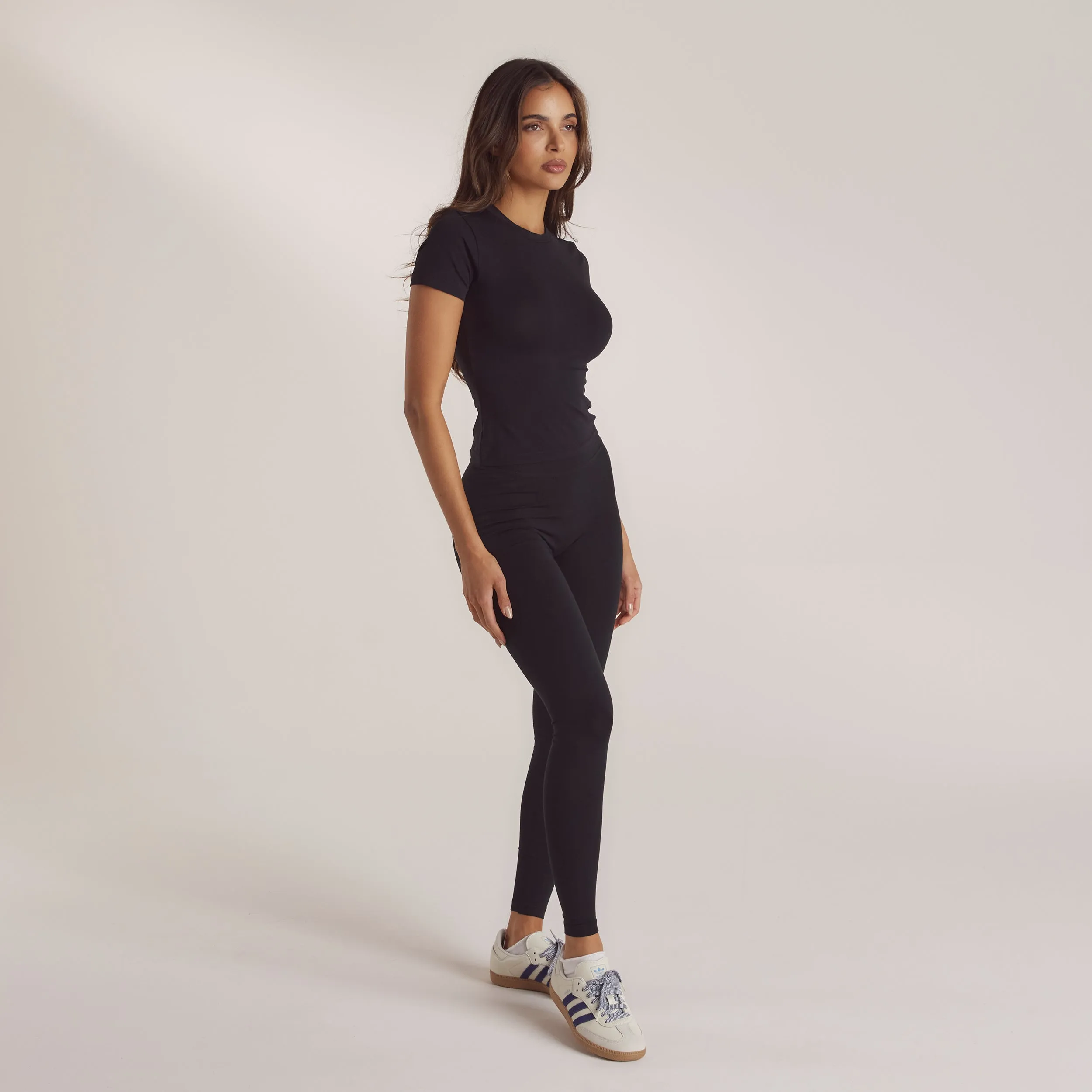 Cotton Blend Leggings - Black sold by Lounge Underwear product image thumbnail 5