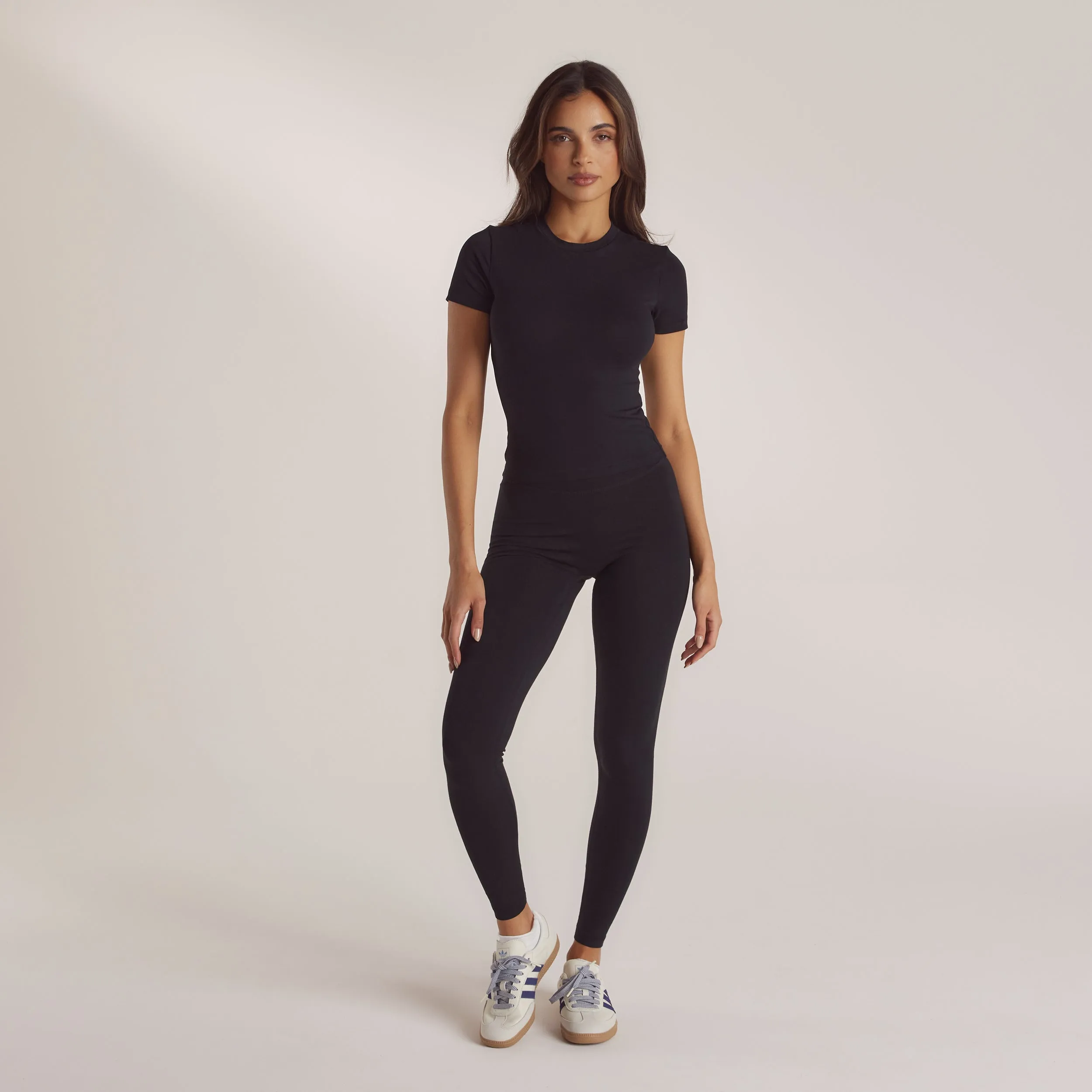 Cotton Blend Leggings - Black sold by Lounge Underwear product image thumbnail 3